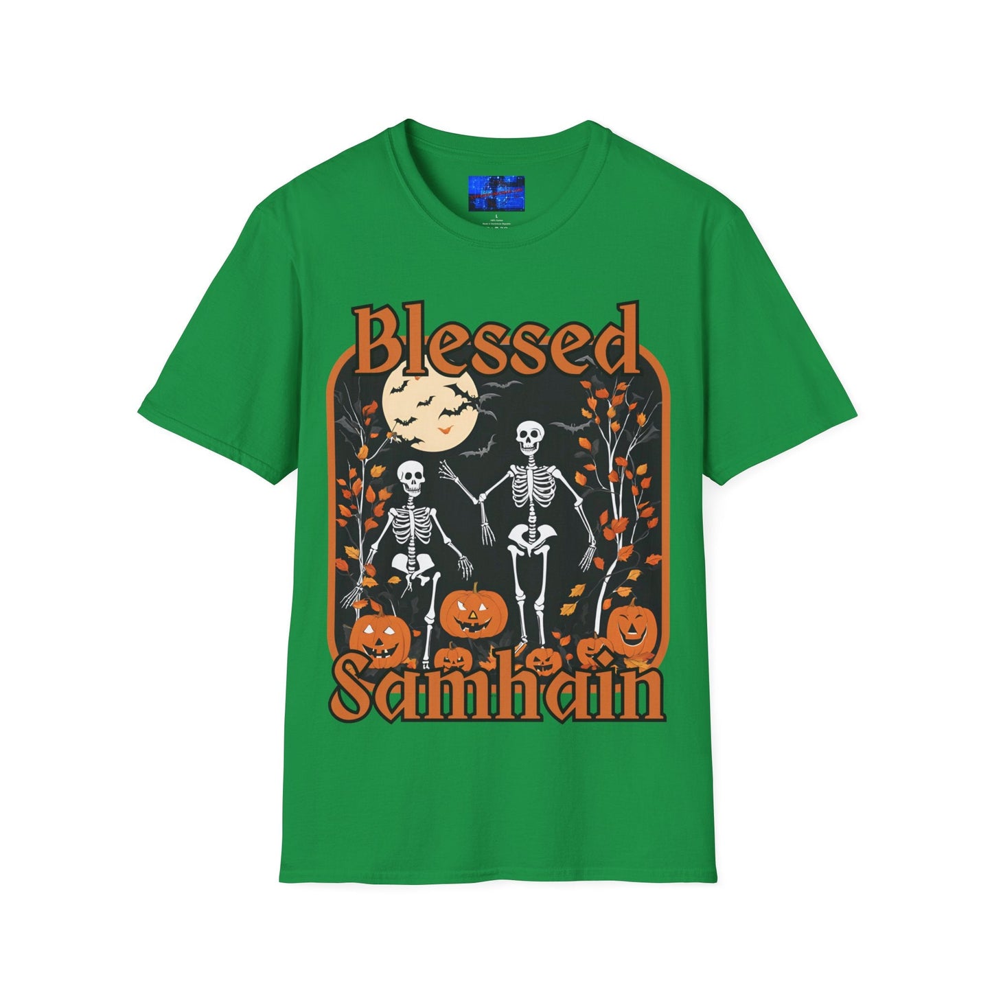 Spooktacular Skeletons of Samhain DKcolors Unisex T-Shirt by cypherpunkgear – cypherpunkgear.com | Cypherpunk Merch