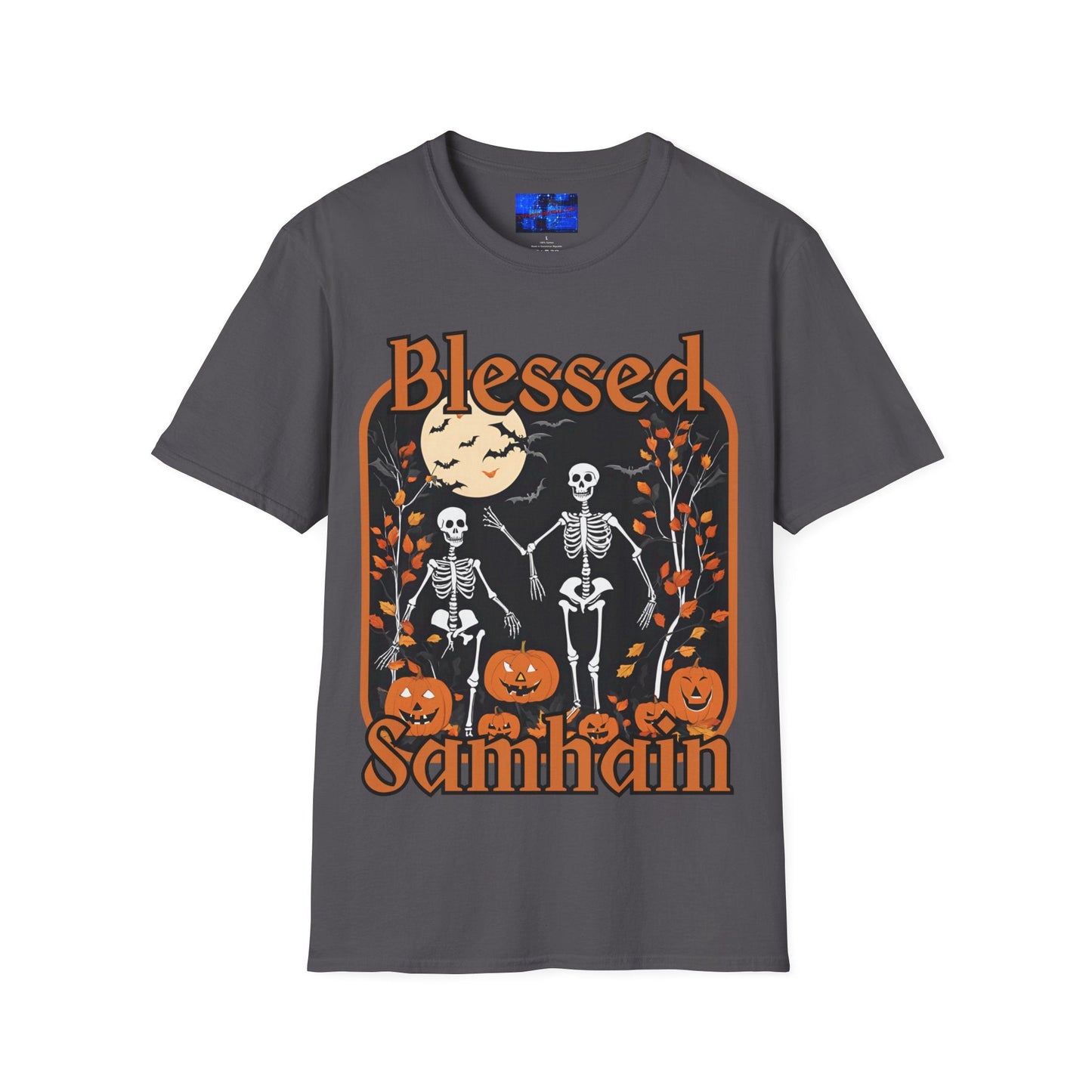 Spooktacular Skeletons of Samhain DKcolors Unisex T-Shirt by cypherpunkgear – cypherpunkgear.com | Cypherpunk Merch