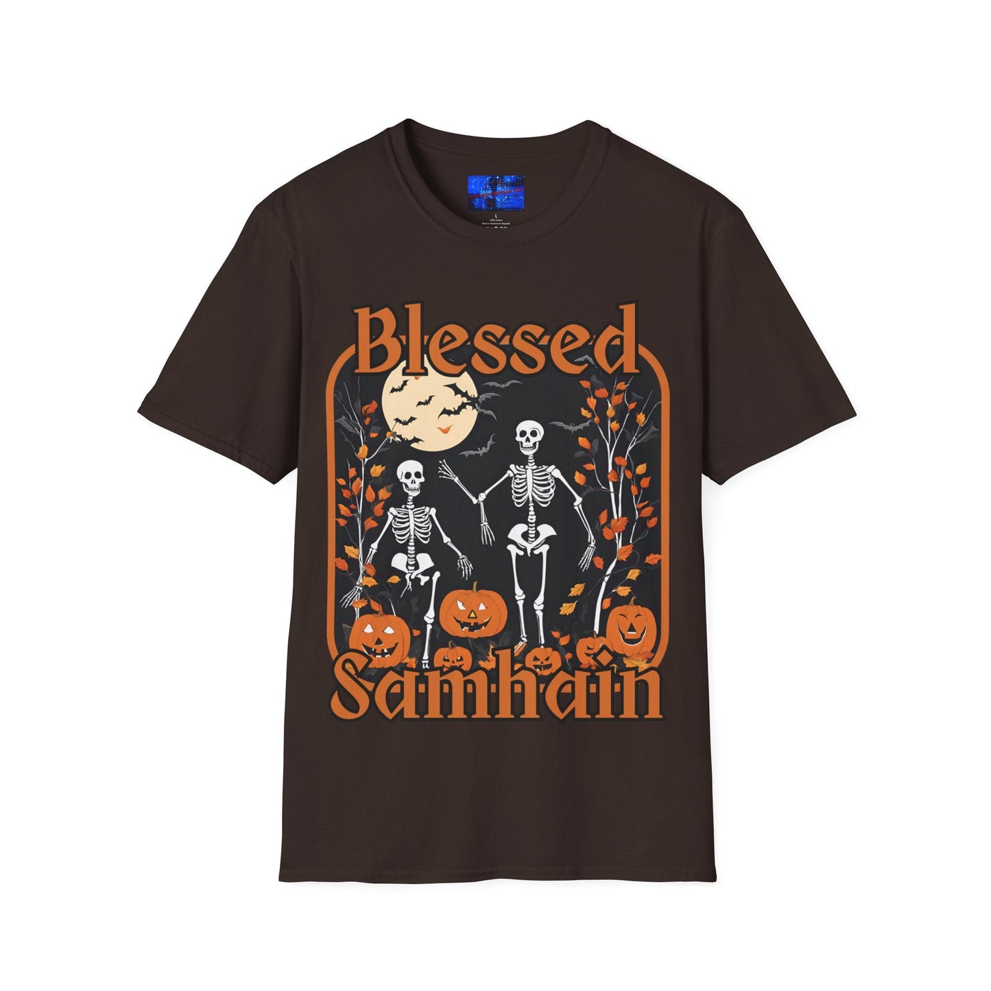 Spooktacular Skeletons of Samhain DKcolors Unisex T-Shirt by cypherpunkgear – cypherpunkgear.com | Cypherpunk Merch
