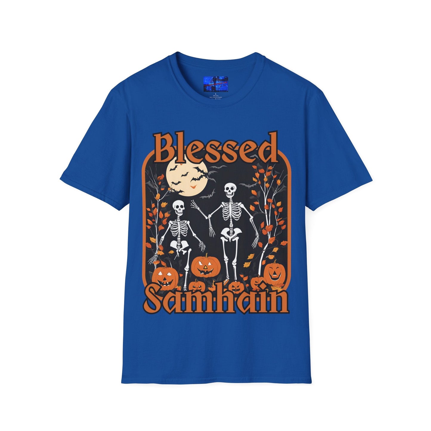 Spooktacular Skeletons of Samhain DKcolors Unisex T-Shirt by cypherpunkgear – cypherpunkgear.com | Cypherpunk Merch