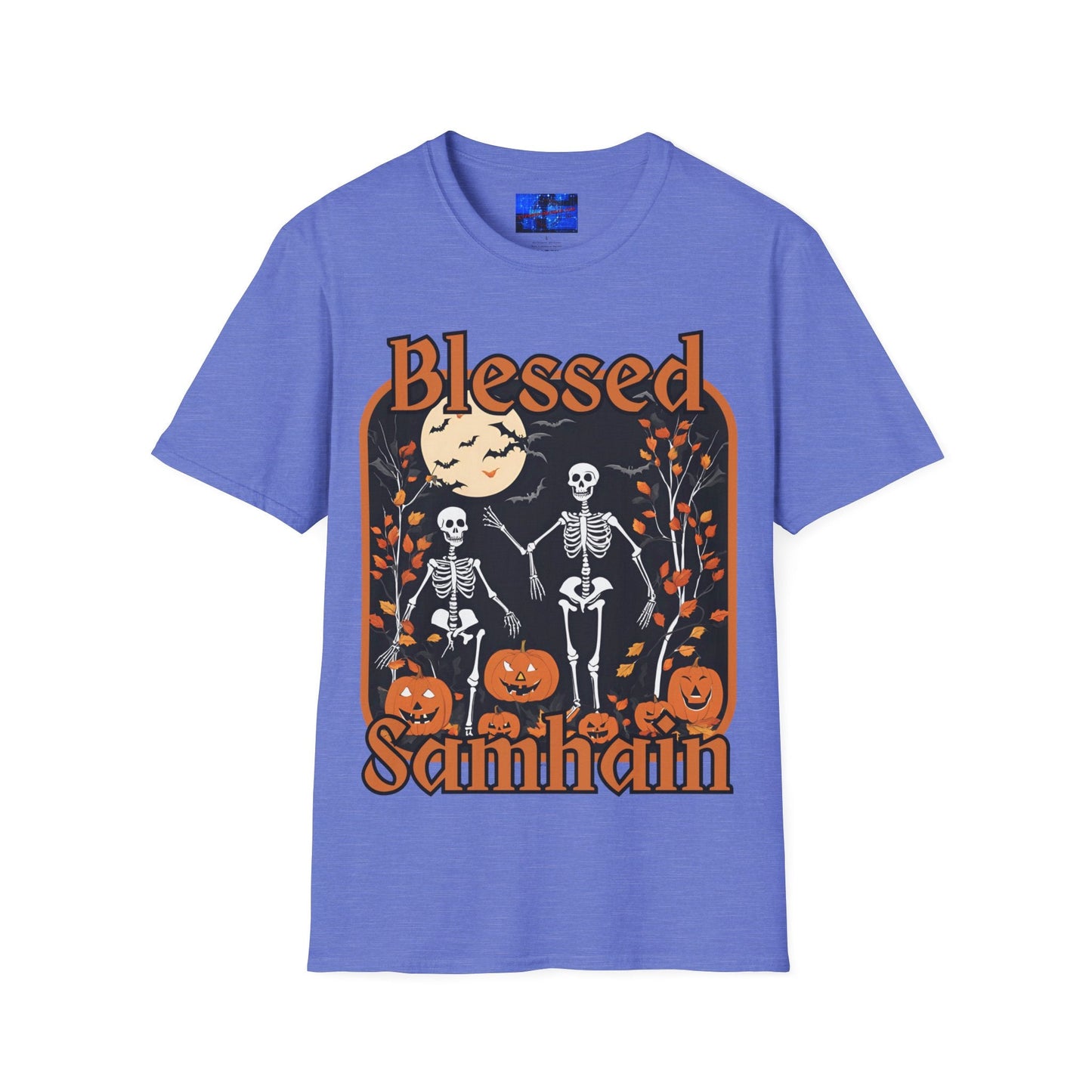 Spooktacular Skeletons of Samhain LTcolors Unisex T-Shirt by cypherpunkgear – cypherpunkgear.com | Cypherpunk Merch