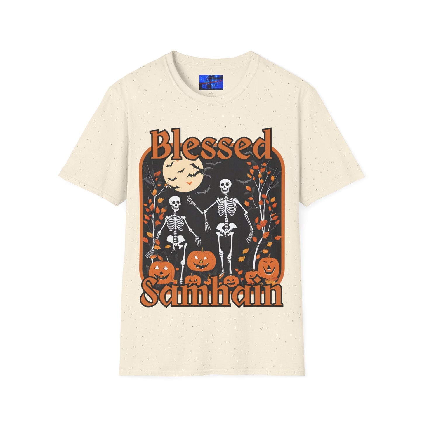 Spooktacular Skeletons of Samhain LTcolors Unisex T-Shirt by cypherpunkgear – cypherpunkgear.com | Cypherpunk Merch