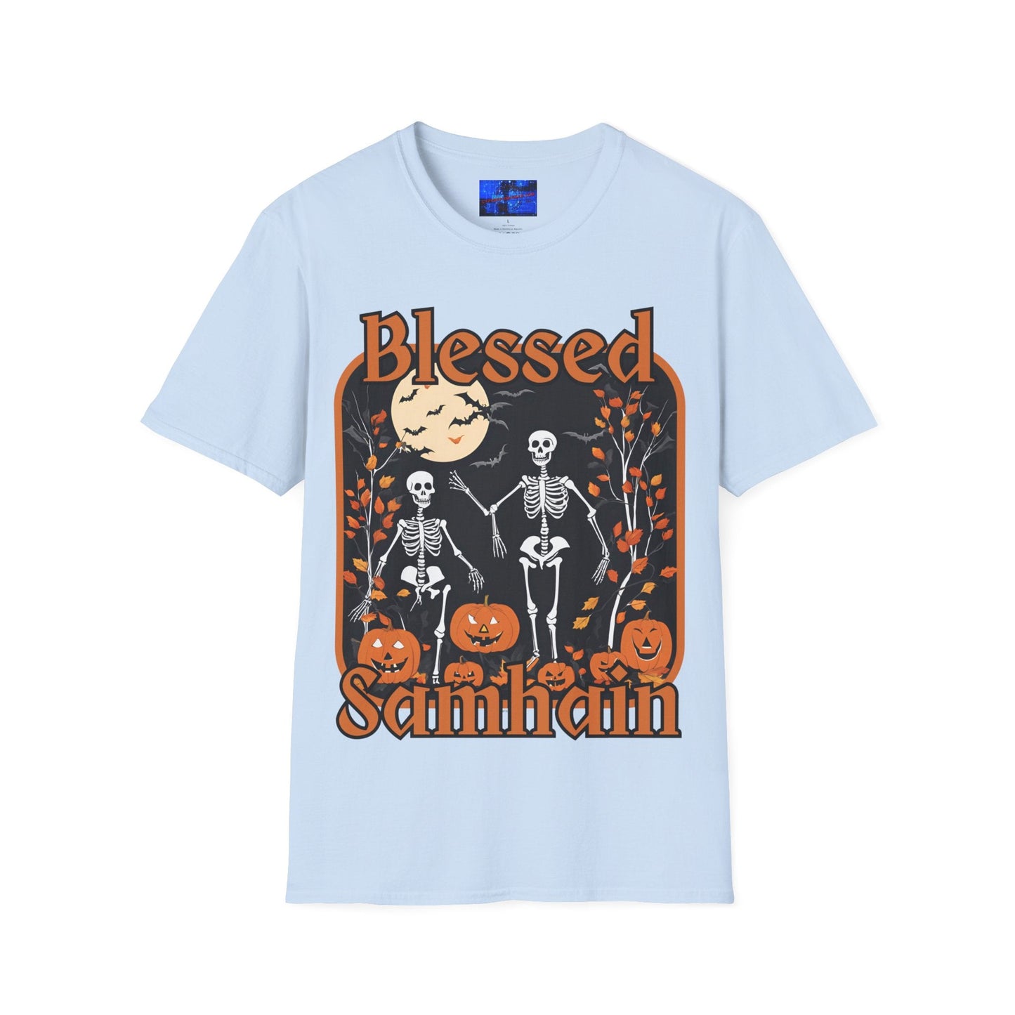 Spooktacular Skeletons of Samhain LTcolors Unisex T-Shirt by cypherpunkgear – cypherpunkgear.com | Cypherpunk Merch
