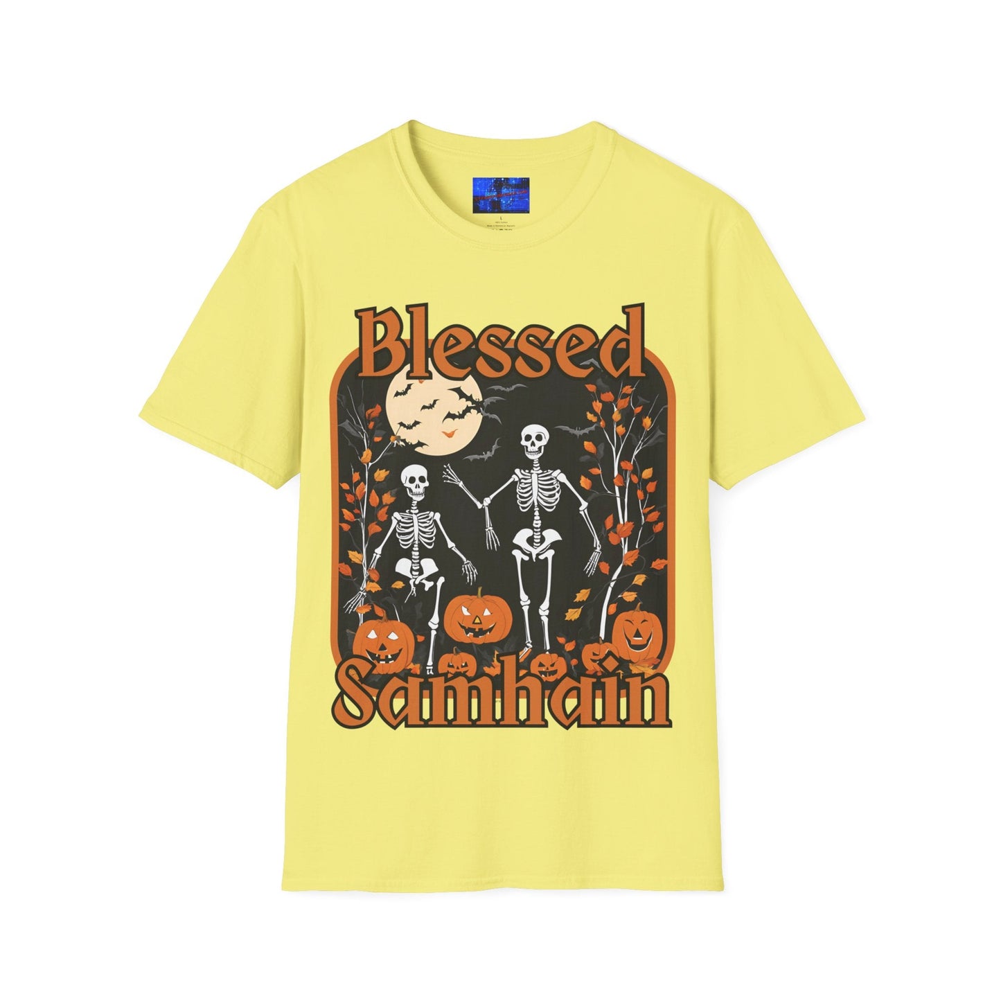 Spooktacular Skeletons of Samhain LTcolors Unisex T-Shirt by cypherpunkgear – cypherpunkgear.com | Cypherpunk Merch