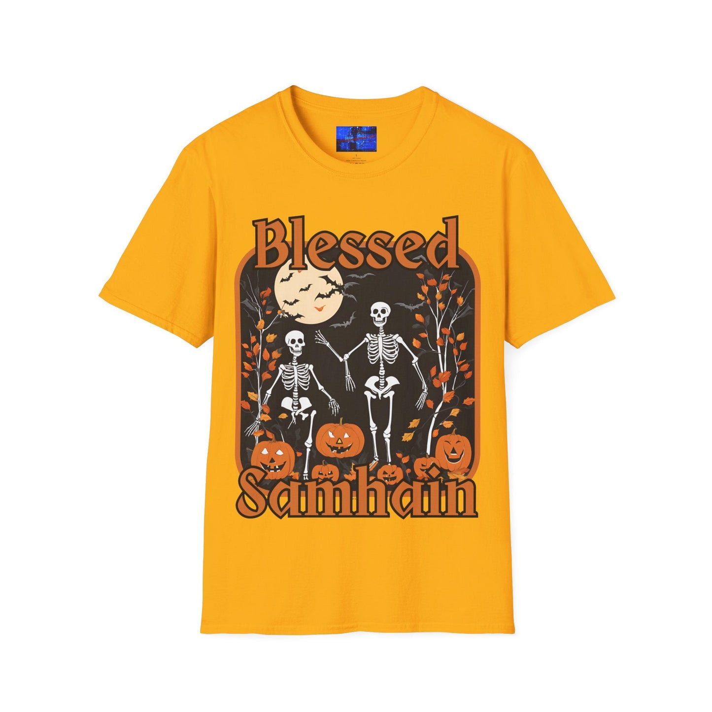 Spooktacular Skeletons of Samhain LTcolors Unisex T-Shirt by cypherpunkgear – cypherpunkgear.com | Cypherpunk Merch