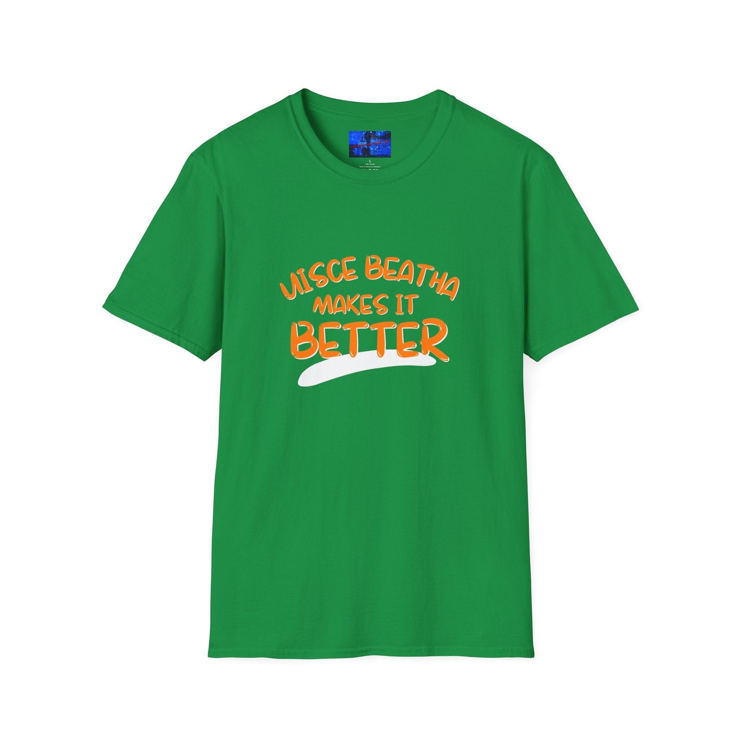 Uisce Beatha makes it better OGfont DKcolors Unisex T-Shirt by cypherpunkgear – cypherpunkgear.com | Cypherpunk Merch
