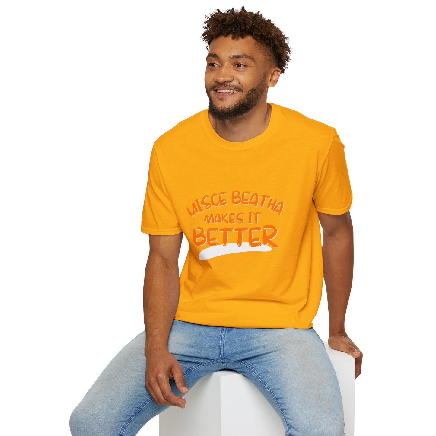 Uisce Beatha makes it better OGfont LTcolors Unisex T-Shirt by cypherpunkgear – cypherpunkgear.com | Cypherpunk Merch