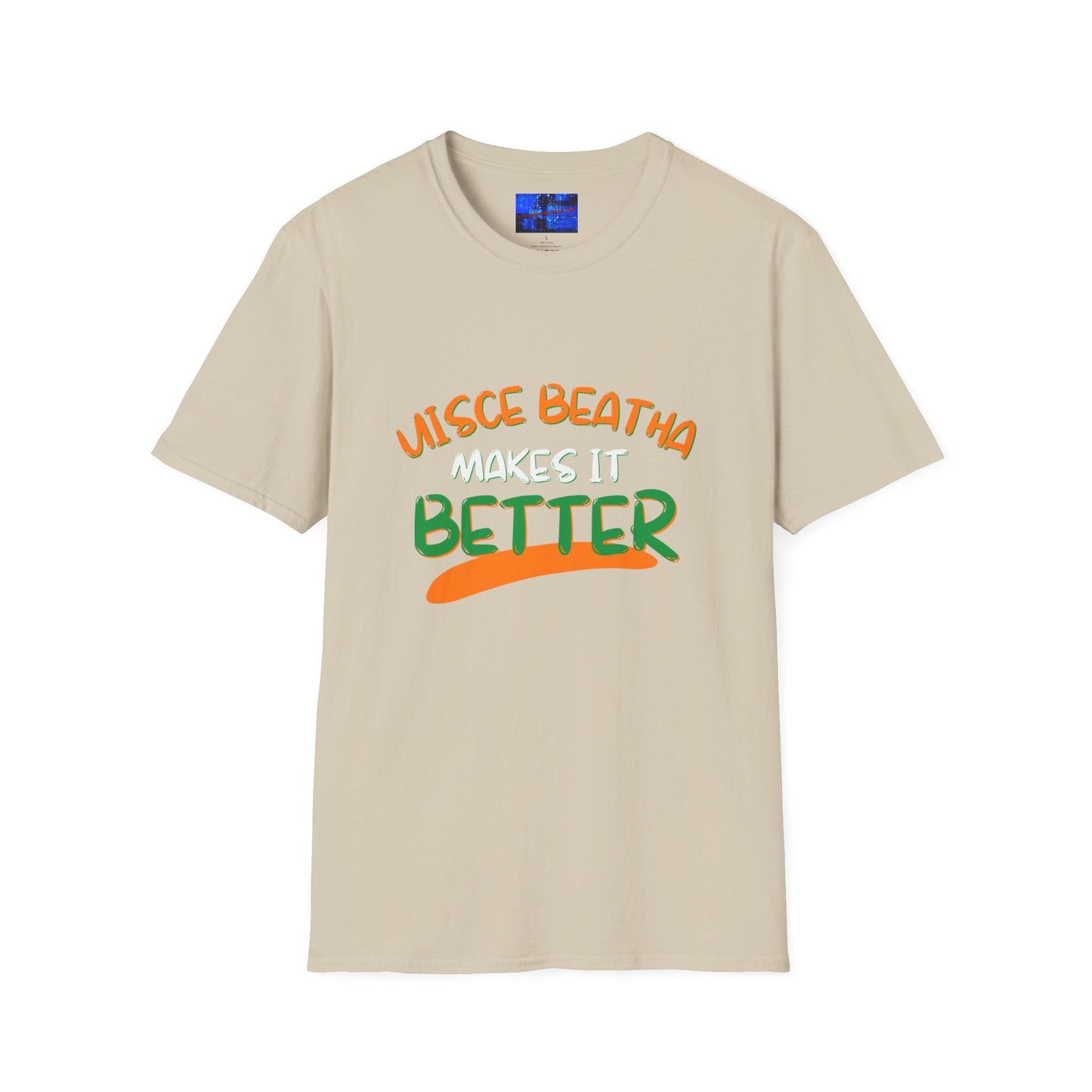 Uisce Beatha makes it better OWGfont LTcolors Unisex T-Shirt by cypherpunkgear – cypherpunkgear.com | Cypherpunk Merch