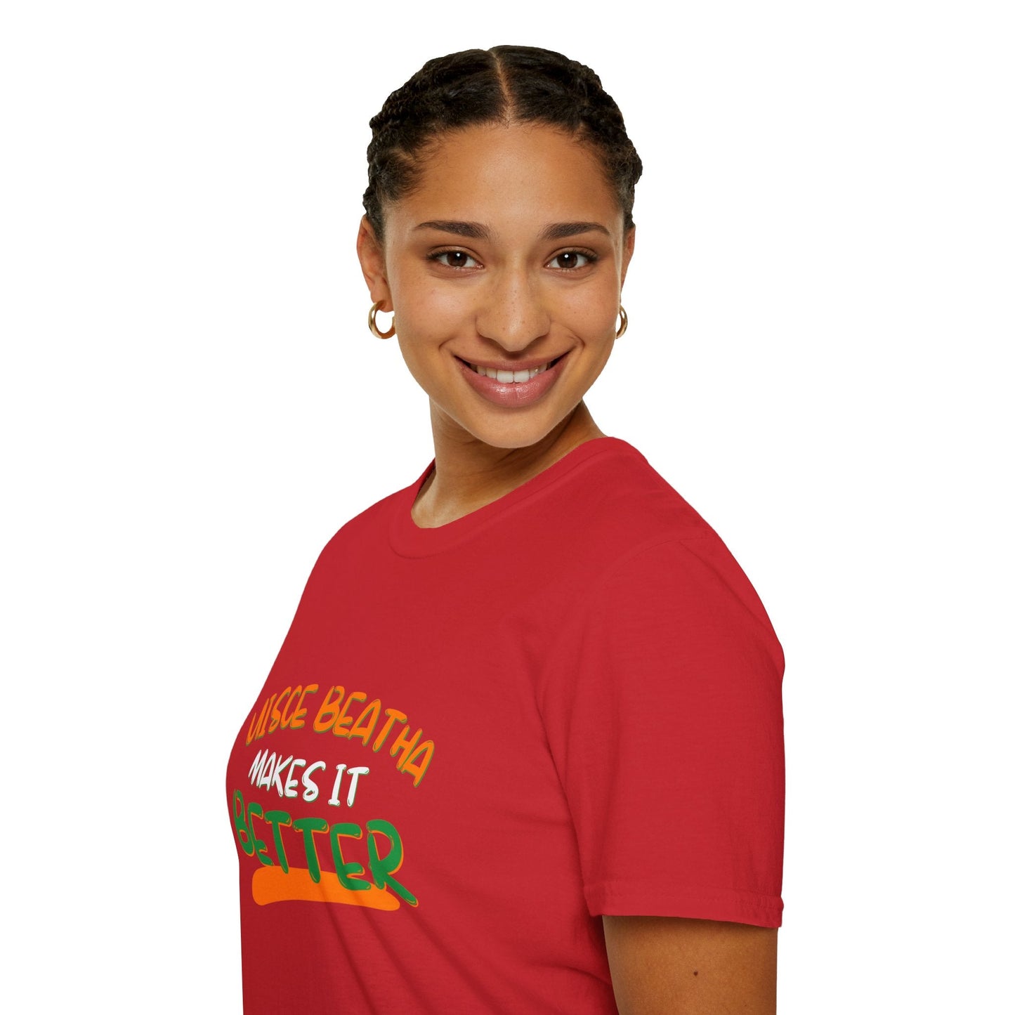 Uisce Beatha makes it better OWGfont LTcolors Unisex T-Shirt by cypherpunkgear – cypherpunkgear.com | Cypherpunk Merch
