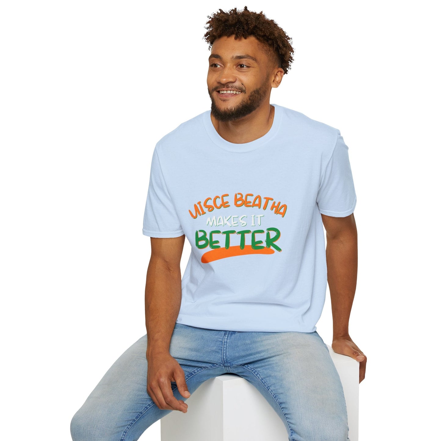 Uisce Beatha makes it better OWGfont LTcolors Unisex T-Shirt by cypherpunkgear – cypherpunkgear.com | Cypherpunk Merch