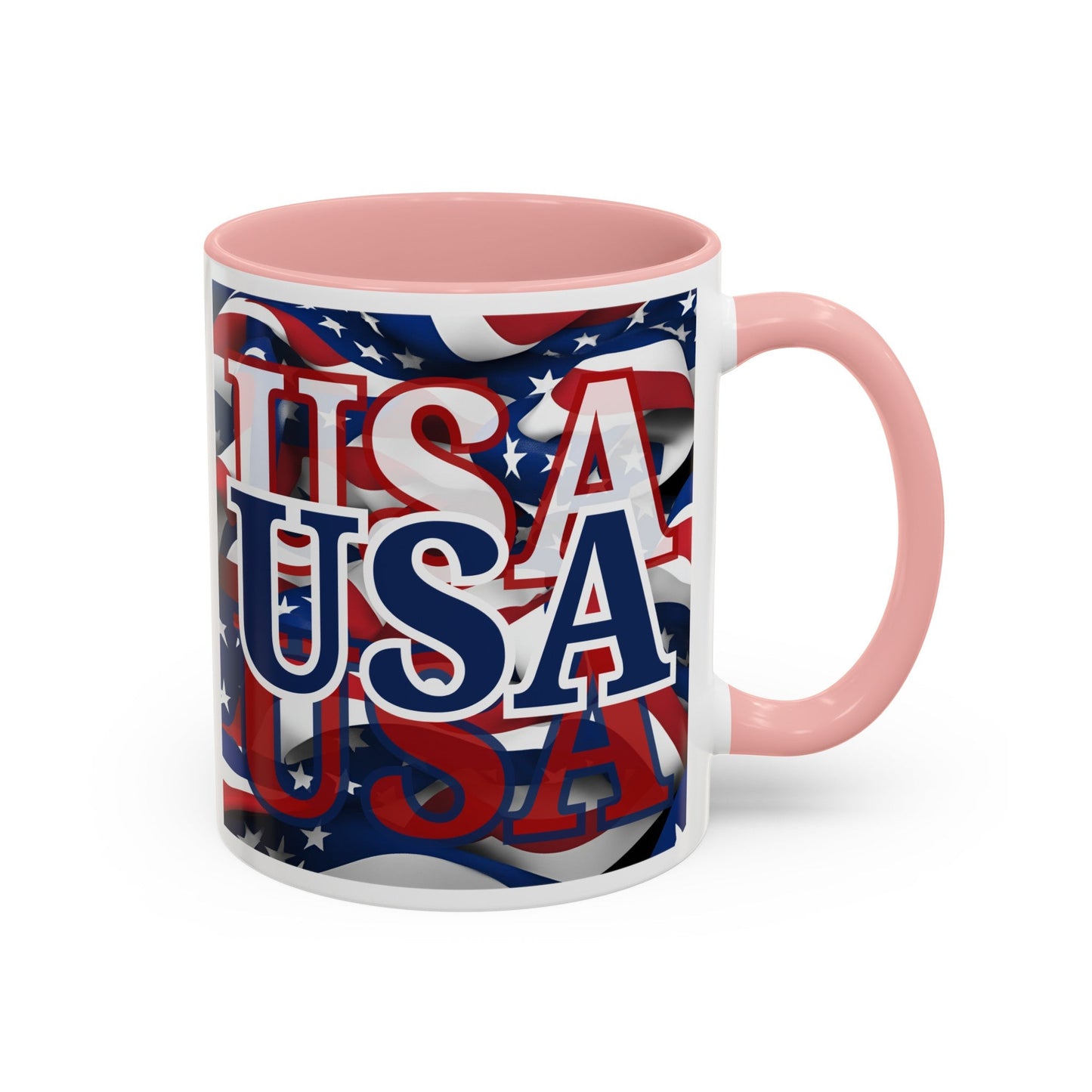 USA BLfont Center Patriot Accent Mug by cypherpunkgear – cypherpunkgear.com | Cypherpunk Merch