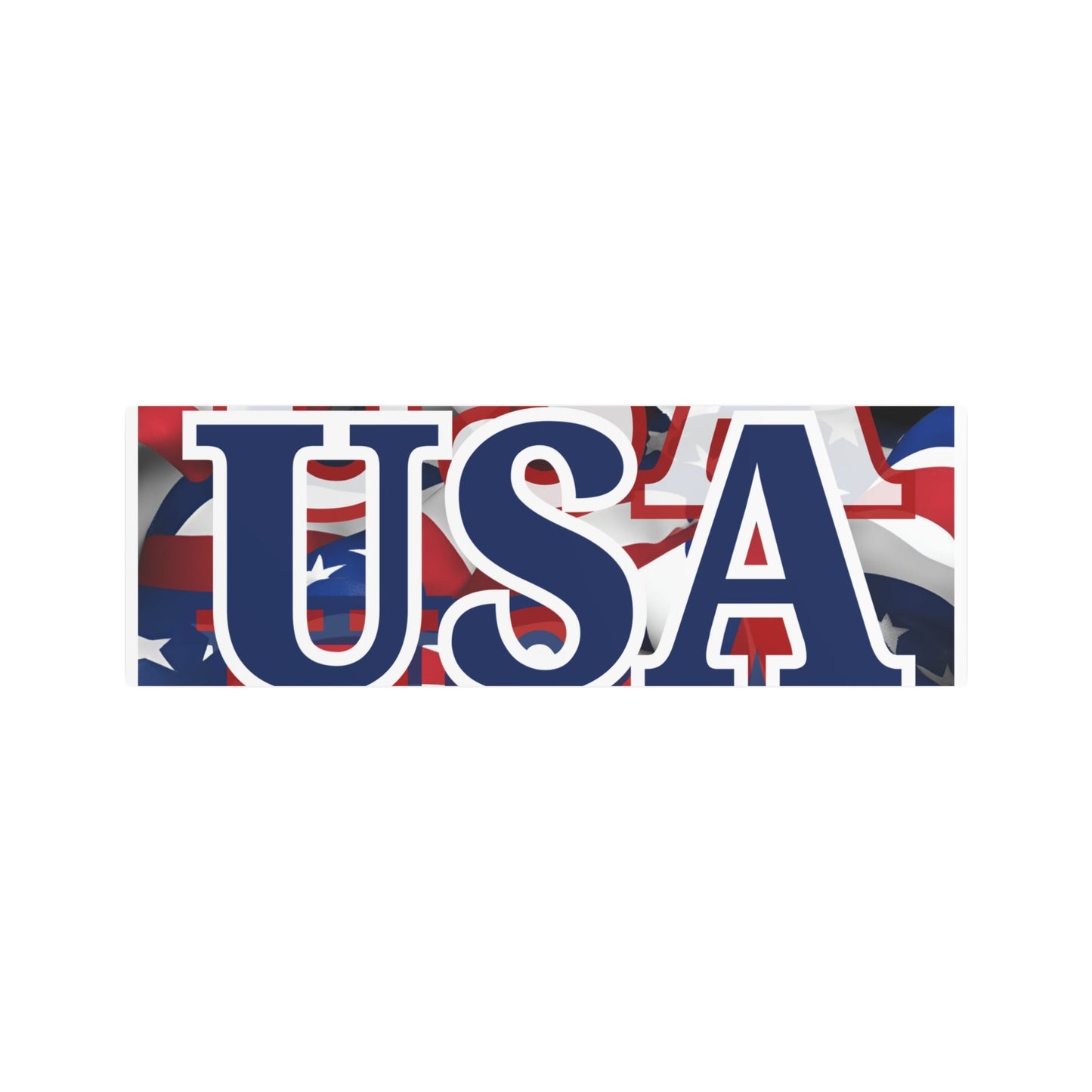 USA! USA! USA Blue Center Metal Art Sign by cypherpunkgear – cypherpunkgear.com | Cypherpunk Merch