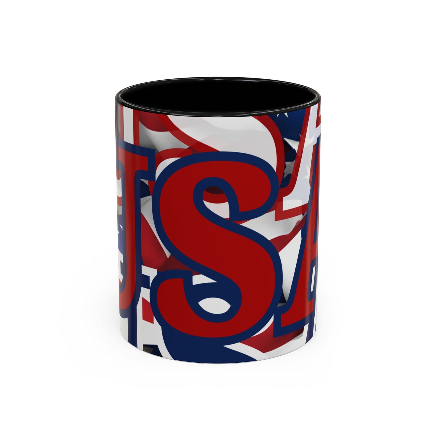 USA! USA! USA RDfont Patriot Accent Mug by cypherpunkgear – cypherpunkgear.com | Cypherpunk Merch