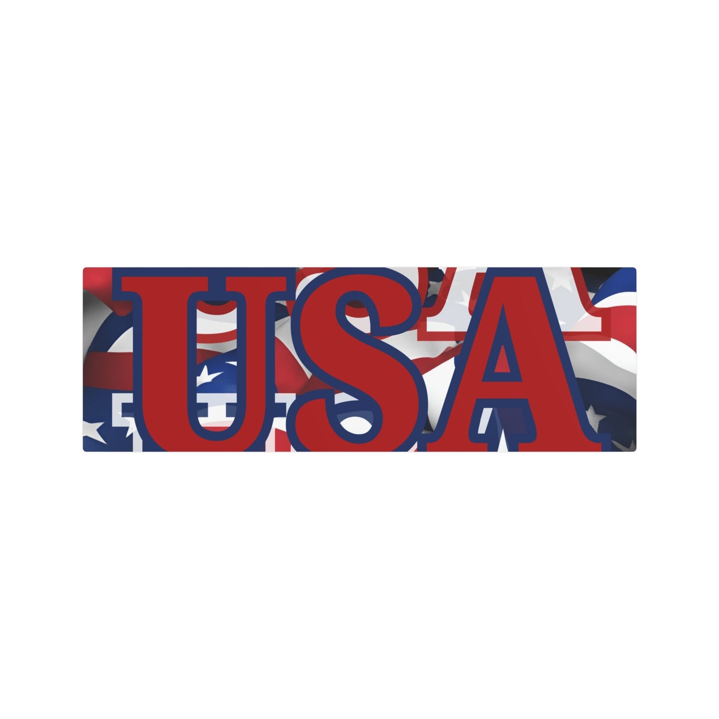 USA! USA! USA Red Center Metal Art Sign by cypherpunkgear – cypherpunkgear.com | Cypherpunk Merch