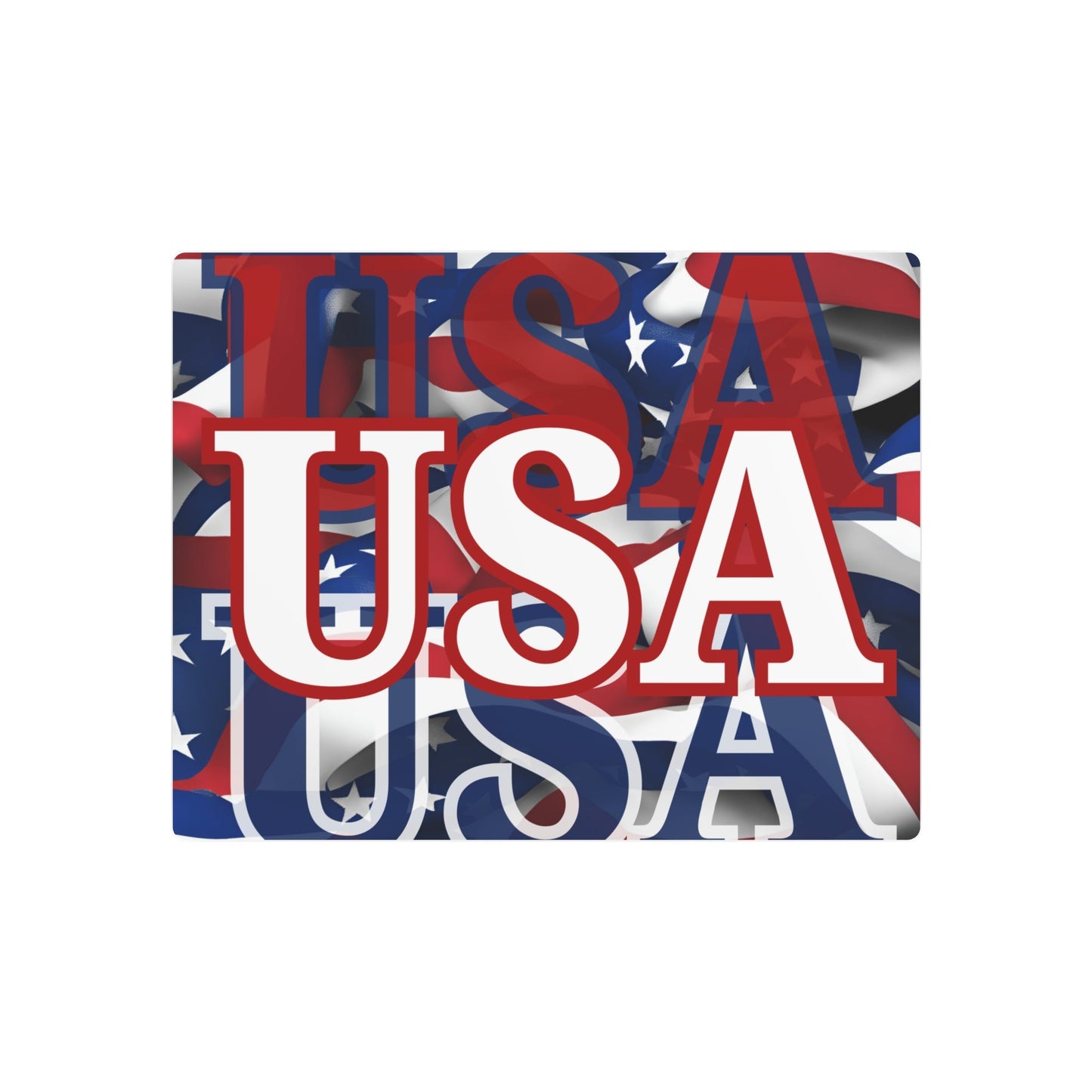 USA! USA! USA White Center Metal Art Sign by cypherpunkgear – cypherpunkgear.com | Cypherpunk Merch