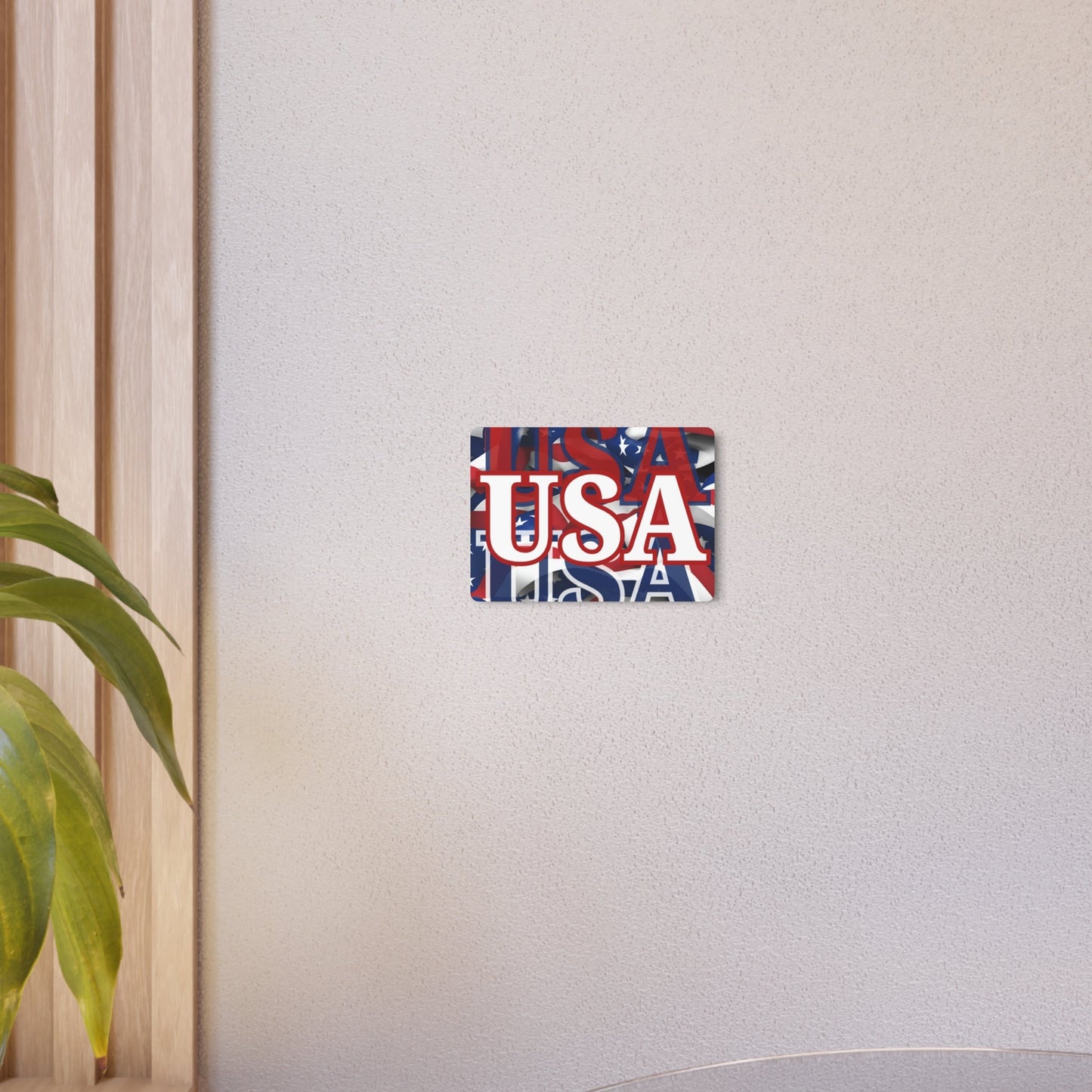 USA! USA! USA White Center Metal Art Sign by cypherpunkgear – cypherpunkgear.com | Cypherpunk Merch
