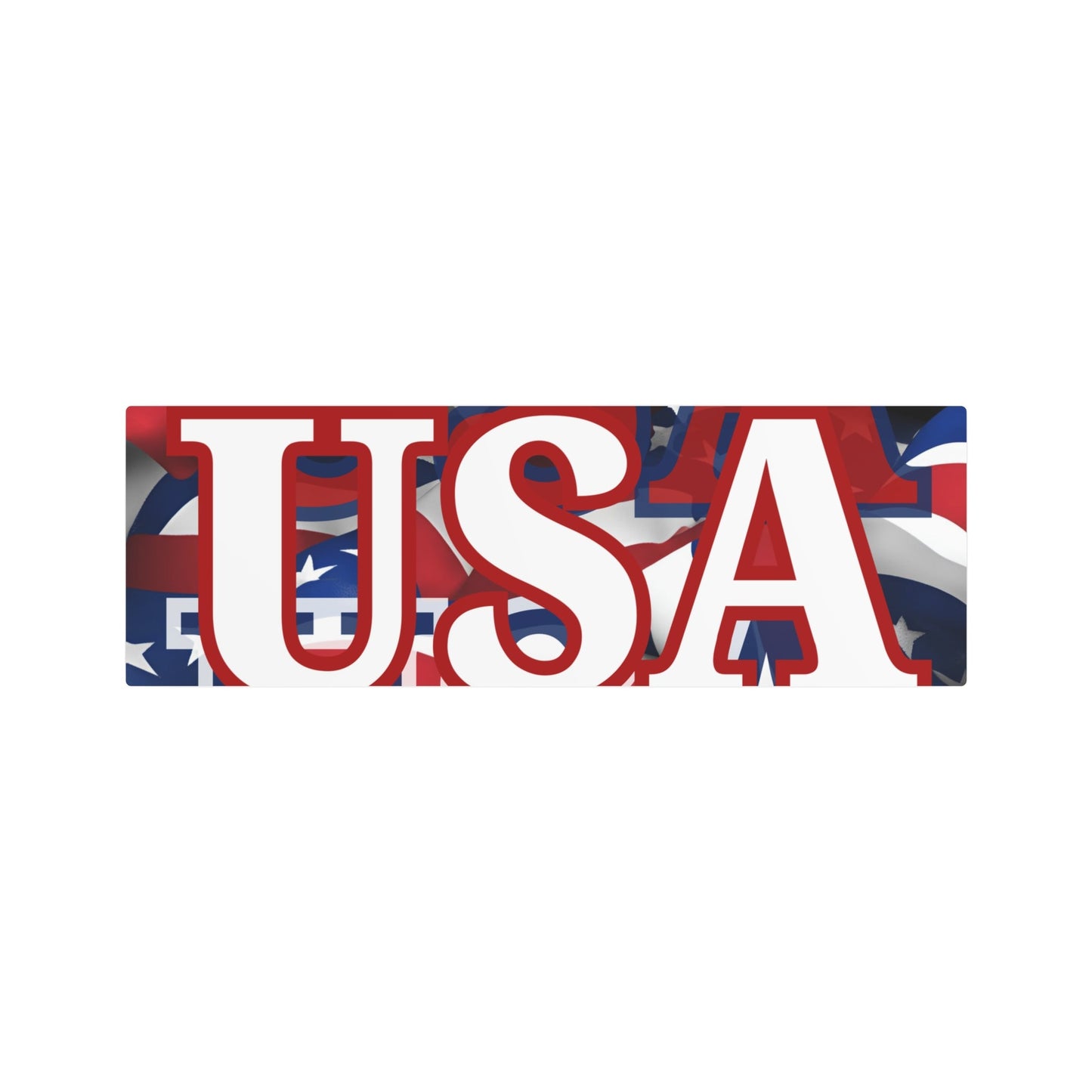USA! USA! USA White Center Metal Art Sign by cypherpunkgear – cypherpunkgear.com | Cypherpunk Merch