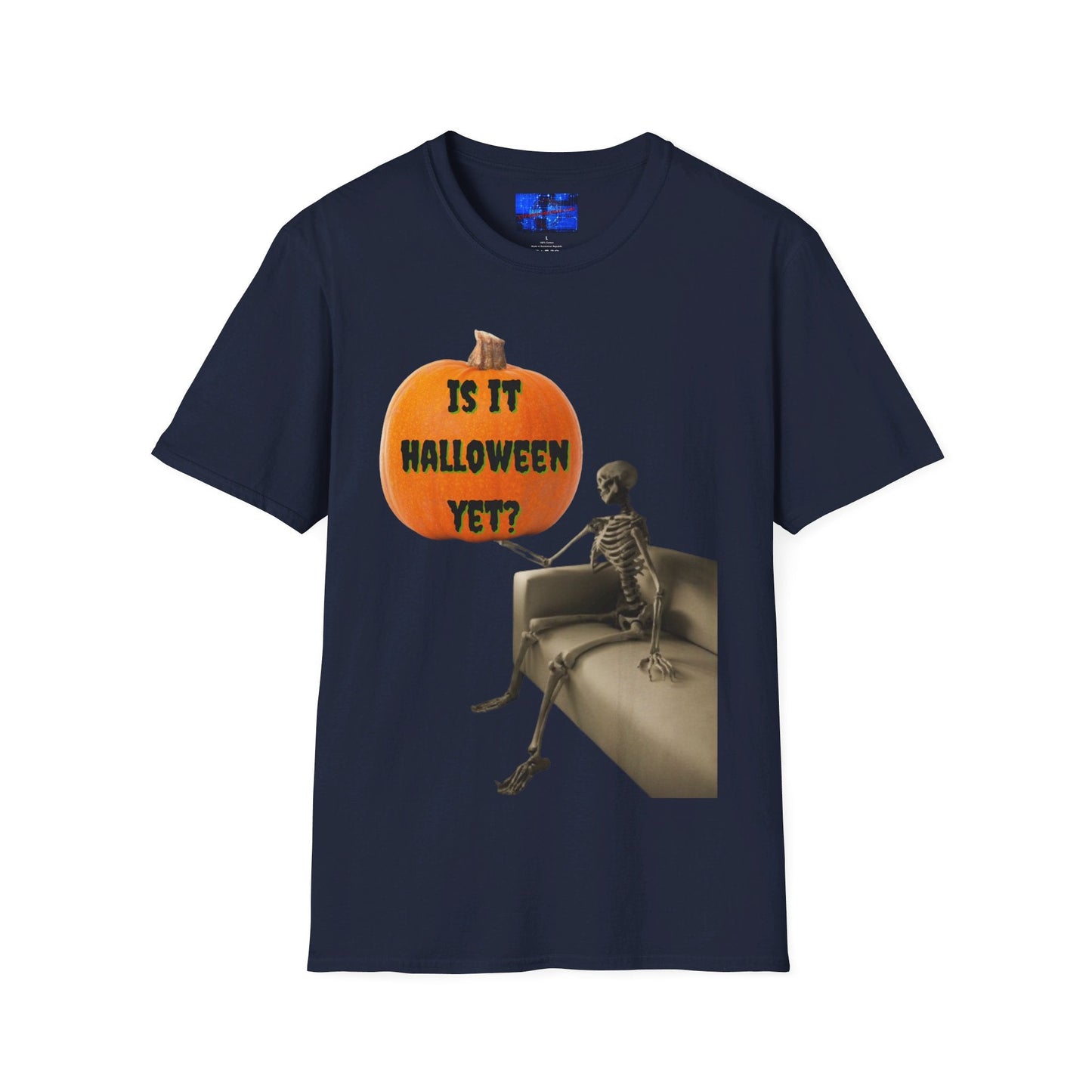 Waiting for Halloween Skeleton DKcolors Unisex T-Shirt by cypherpunkgear – cypherpunkgear.com | Cypherpunk Merch