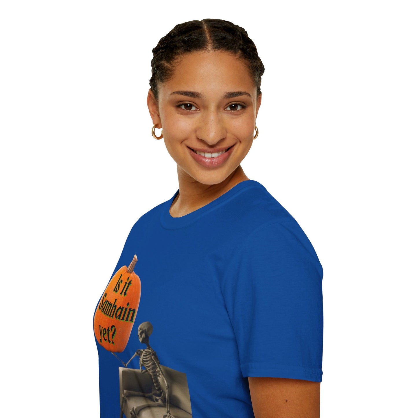 Waiting for Samhain Skeleton DKcolors Unisex T-Shirt by cypherpunkgear – cypherpunkgear.com | Cypherpunk Merch