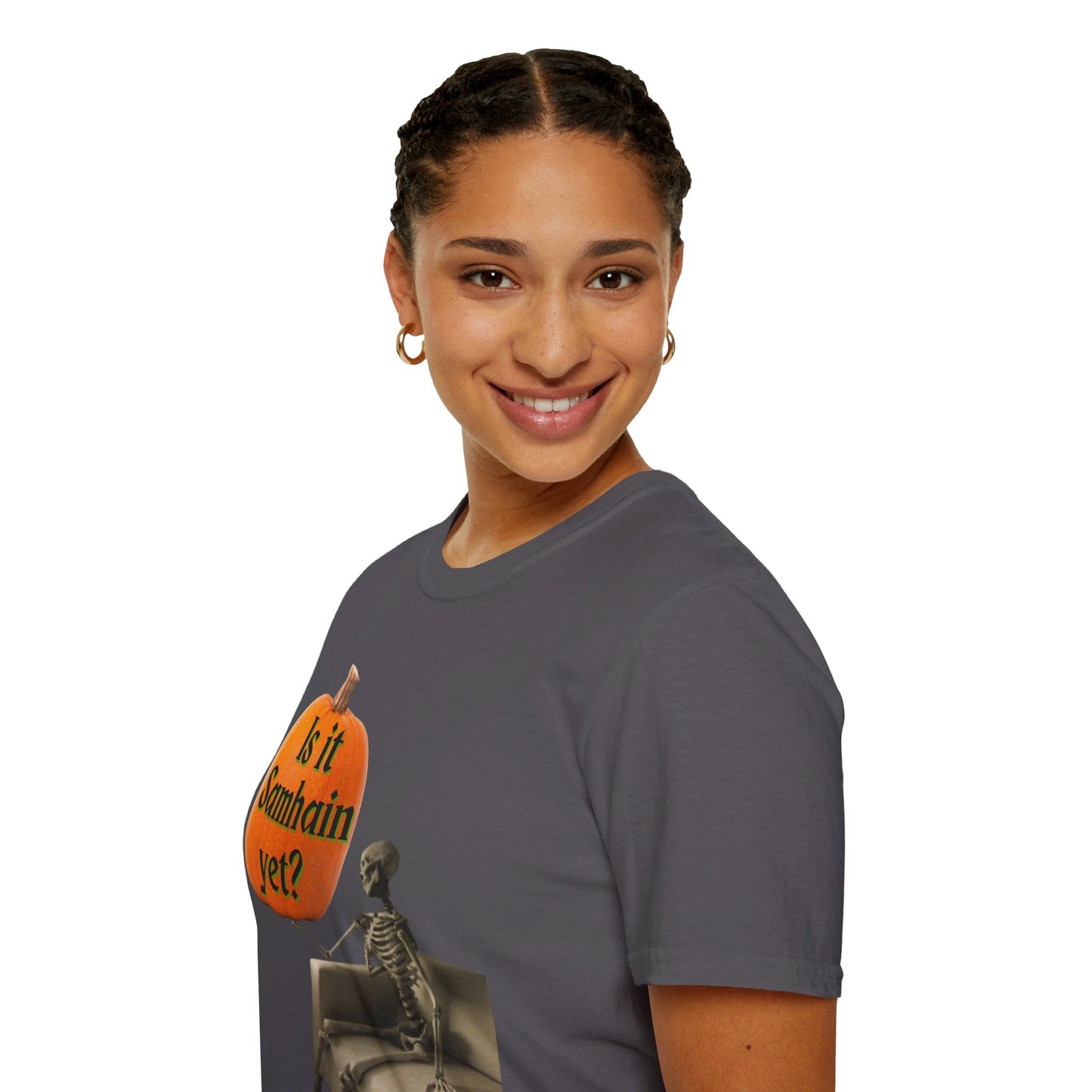 Waiting for Samhain Skeleton DKcolors Unisex T-Shirt by cypherpunkgear – cypherpunkgear.com | Cypherpunk Merch