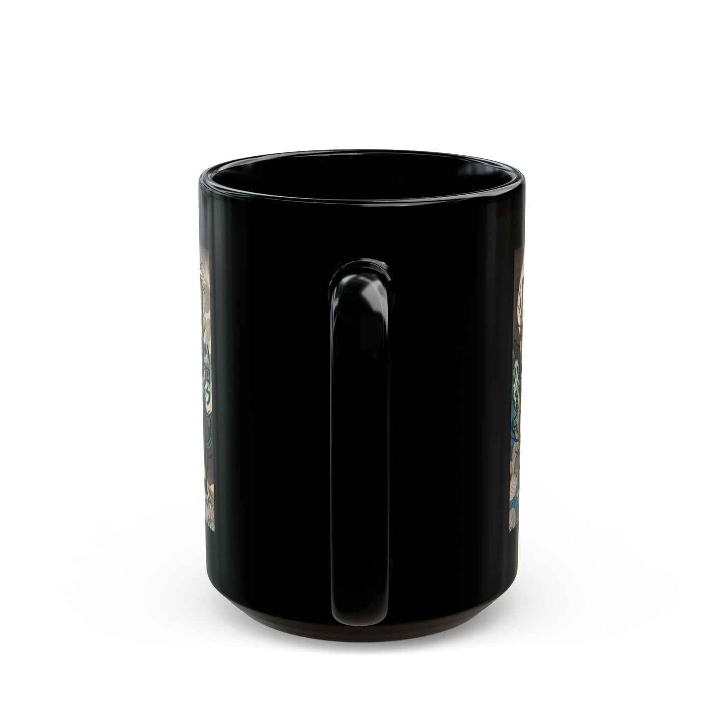Yōkai Happy Halloween Black Mug by cypherpunkgear.com – cypherpunkgear.com | Cypherpunk Merch