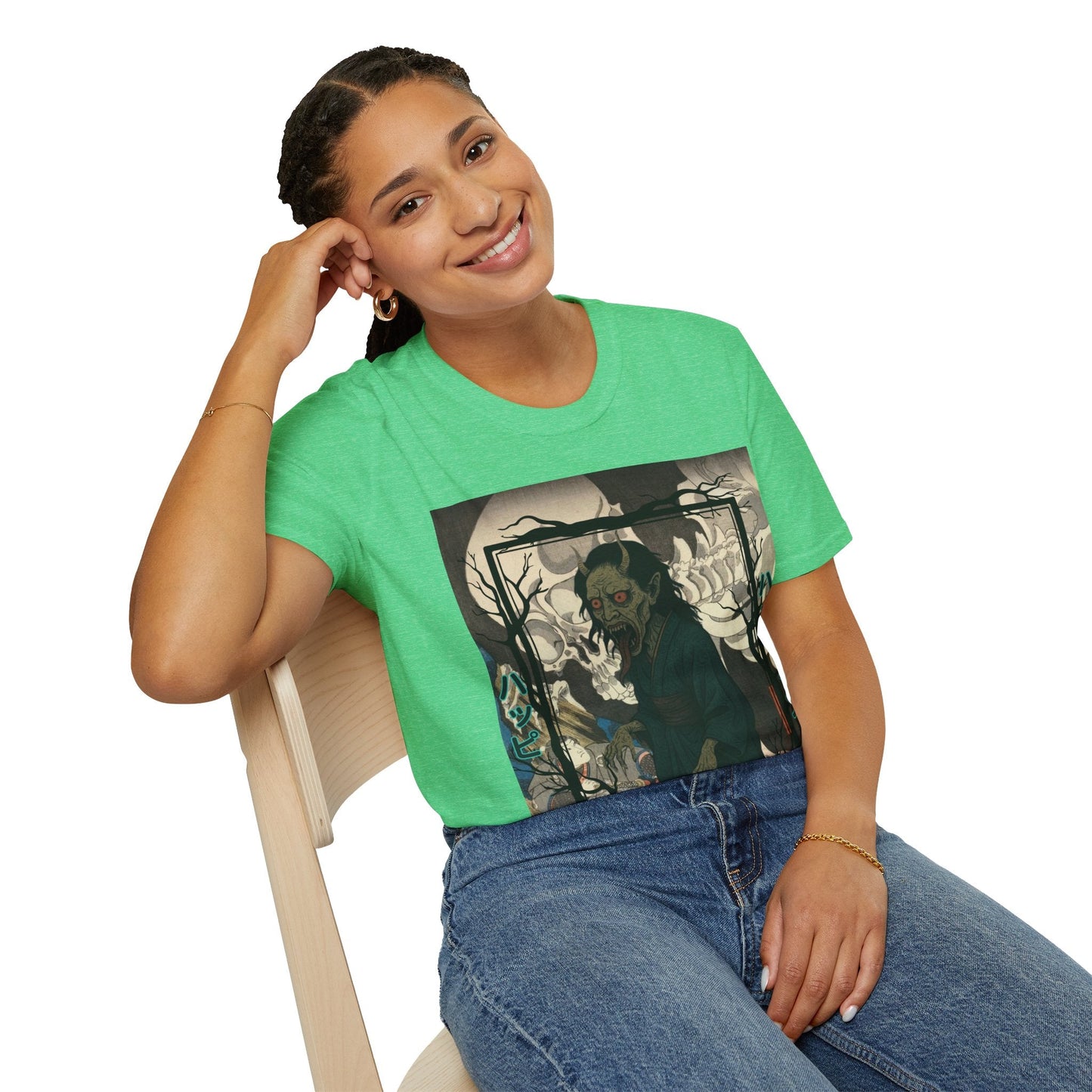 Yōkai Happy Halloween DKcolors Unisex T-Shirt by cypherpunkgear.com – cypherpunkgear.com | Cypherpunk Merch