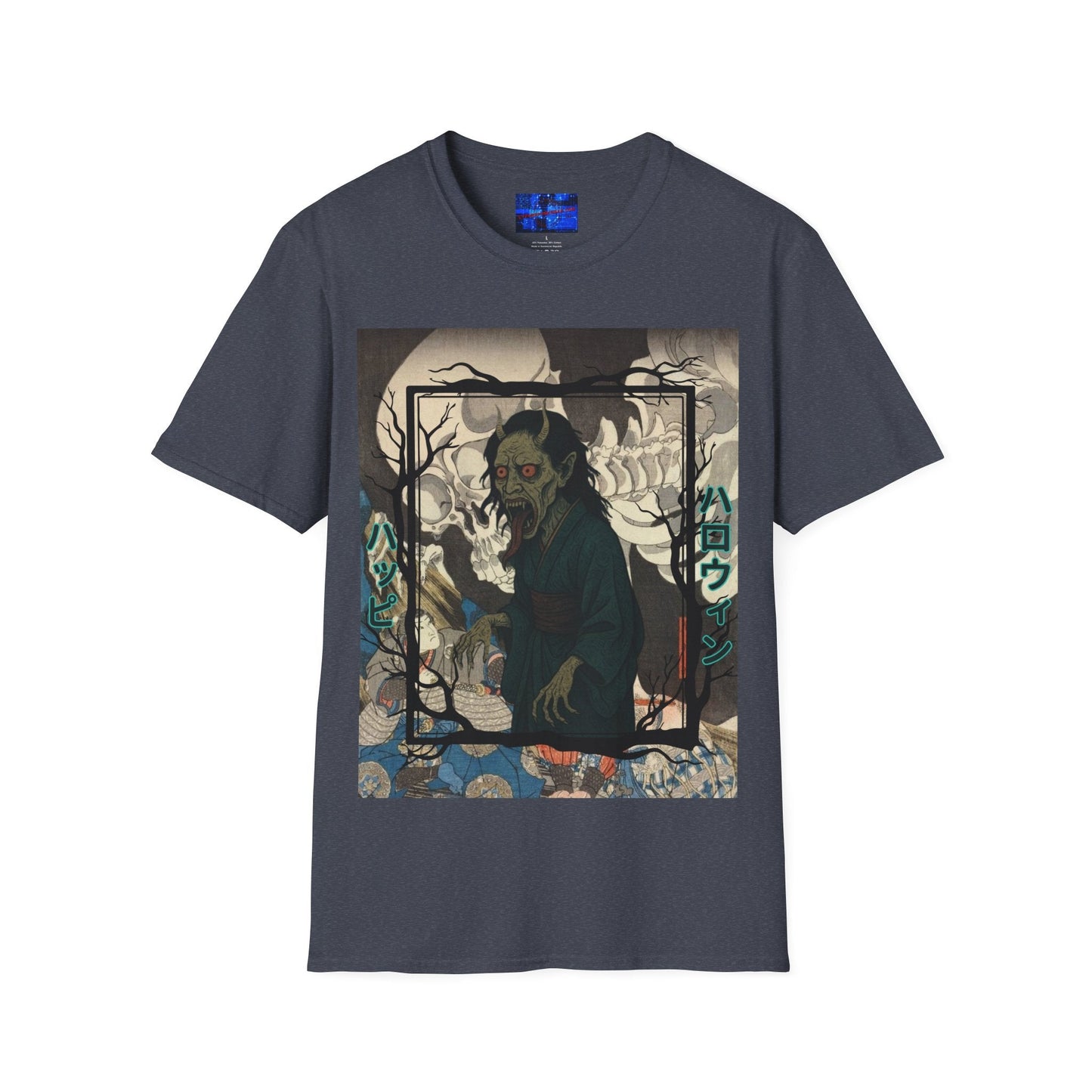 Yōkai Happy Halloween DKcolors Unisex T-Shirt by cypherpunkgear.com – cypherpunkgear.com | Cypherpunk Merch