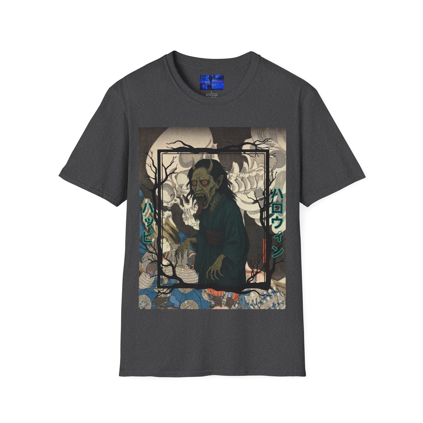 Yōkai Happy Halloween DKcolors Unisex T-Shirt by cypherpunkgear.com – cypherpunkgear.com | Cypherpunk Merch