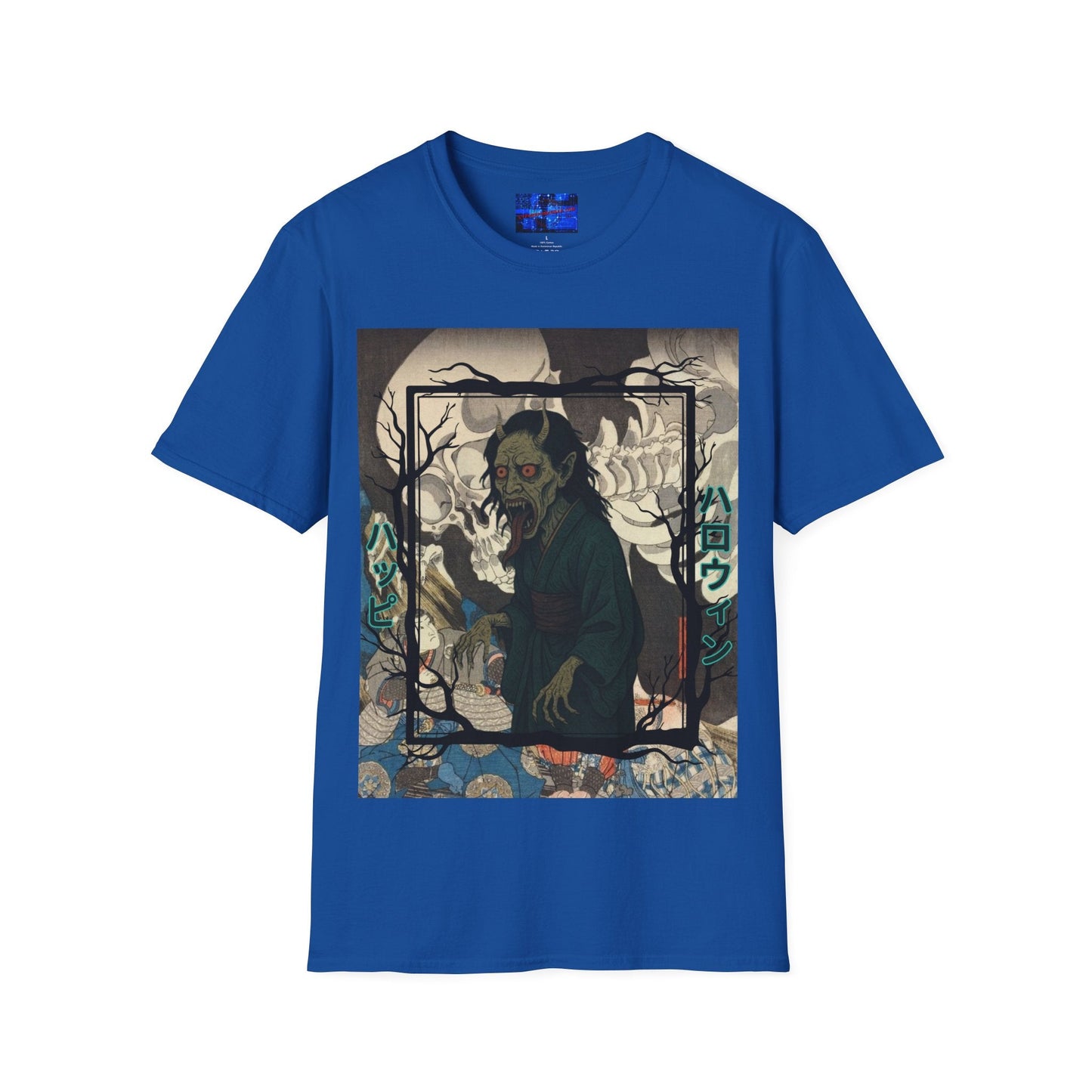 Yōkai Happy Halloween DKcolors Unisex T-Shirt by cypherpunkgear.com – cypherpunkgear.com | Cypherpunk Merch