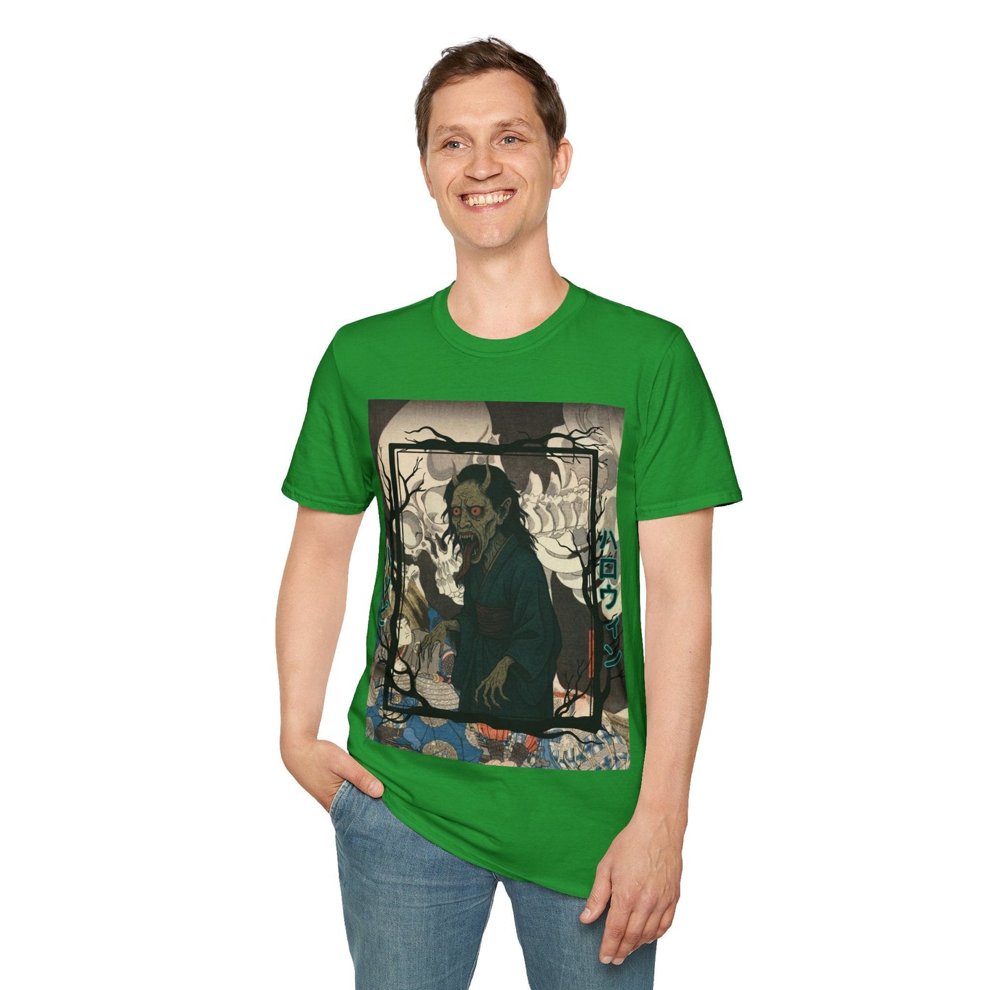 Yōkai Happy Halloween DKcolors Unisex T-Shirt by cypherpunkgear.com – cypherpunkgear.com | Cypherpunk Merch