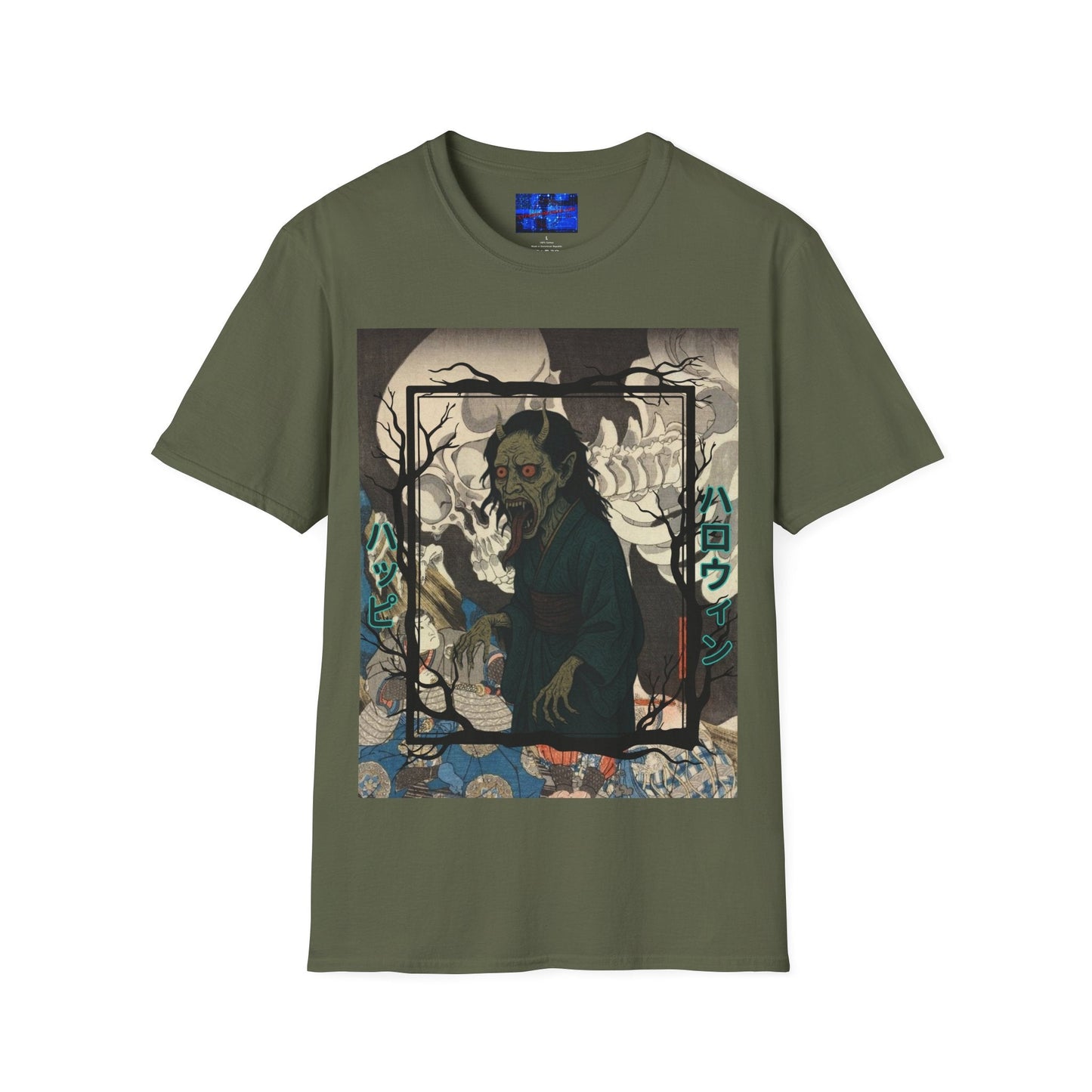 Yōkai Happy Halloween DKcolors Unisex T-Shirt by cypherpunkgear.com – cypherpunkgear.com | Cypherpunk Merch
