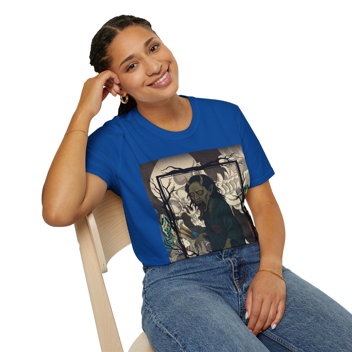 Yōkai Happy Halloween DKcolors Unisex T-Shirt by cypherpunkgear.com – cypherpunkgear.com | Cypherpunk Merch