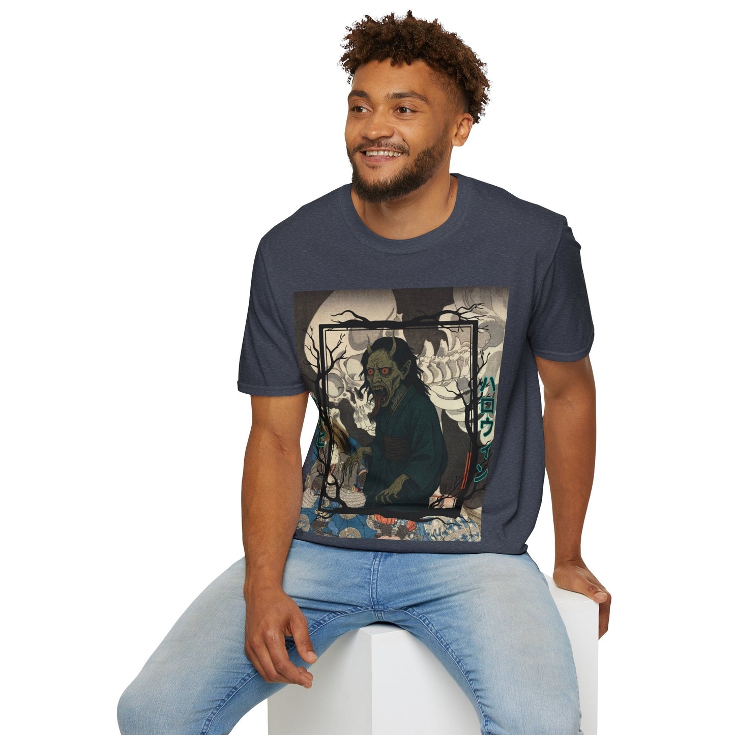 Yōkai Happy Halloween DKcolors Unisex T-Shirt by cypherpunkgear.com – cypherpunkgear.com | Cypherpunk Merch