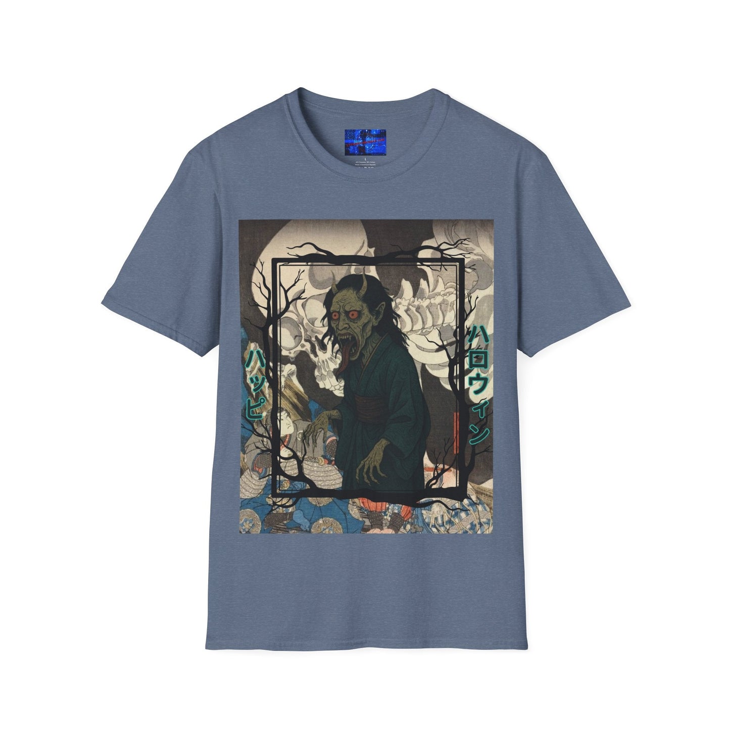 Yōkai Happy Halloween DKcolors Unisex T-Shirt by cypherpunkgear.com – cypherpunkgear.com | Cypherpunk Merch