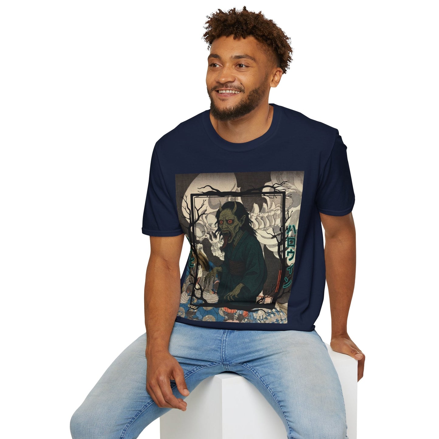 Yōkai Happy Halloween DKcolors Unisex T-Shirt by cypherpunkgear.com – cypherpunkgear.com | Cypherpunk Merch