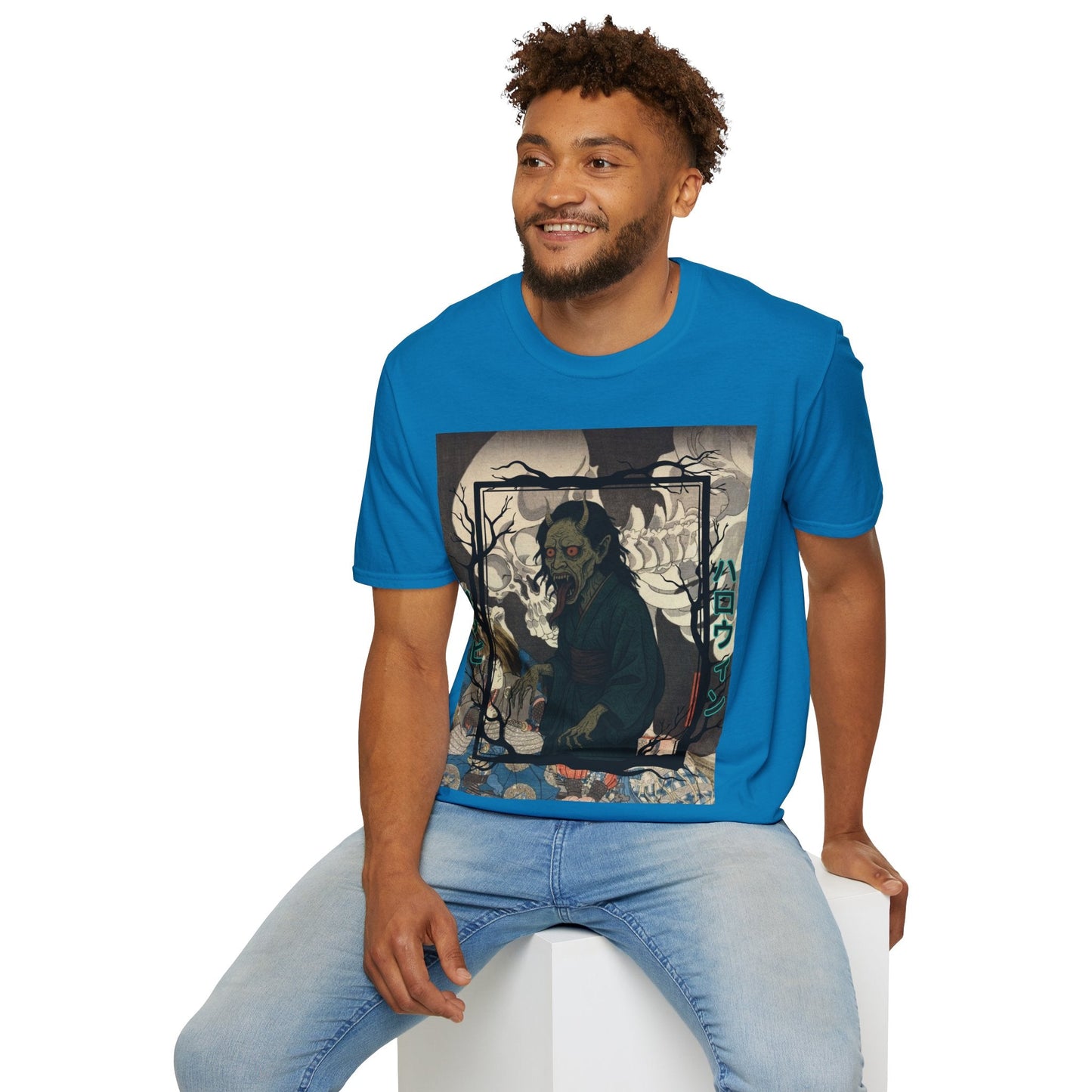 Yōkai Happy Halloween DKcolors Unisex T-Shirt by cypherpunkgear.com – cypherpunkgear.com | Cypherpunk Merch