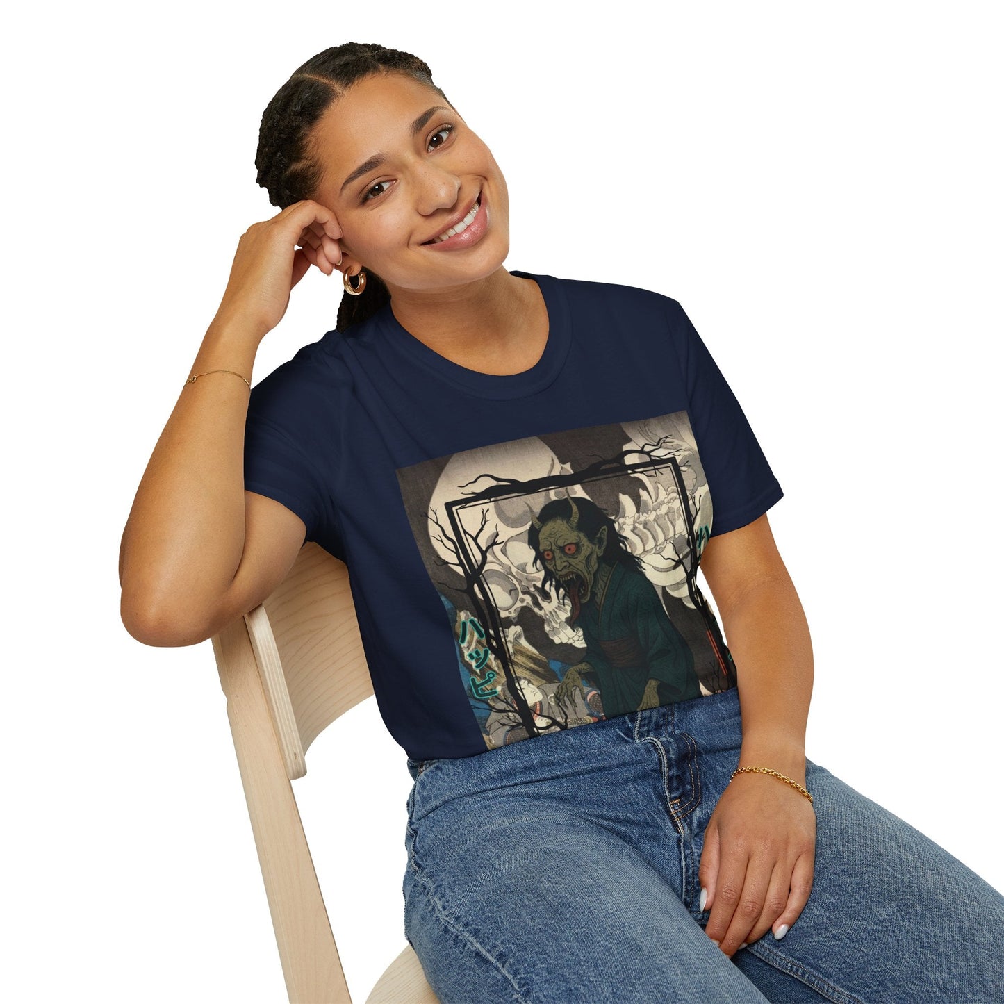 Yōkai Happy Halloween DKcolors Unisex T-Shirt by cypherpunkgear.com – cypherpunkgear.com | Cypherpunk Merch