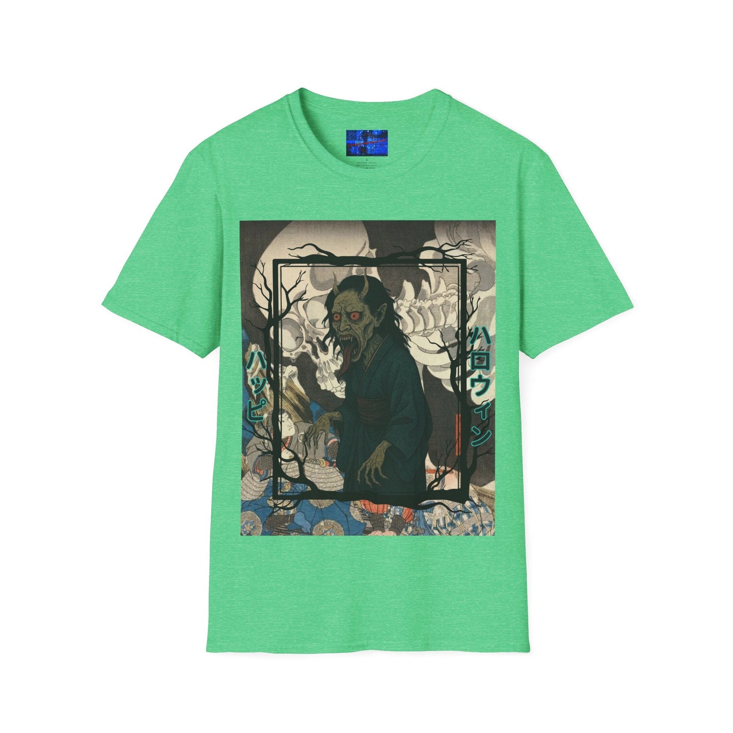 Yōkai Happy Halloween DKcolors Unisex T-Shirt by cypherpunkgear.com – cypherpunkgear.com | Cypherpunk Merch