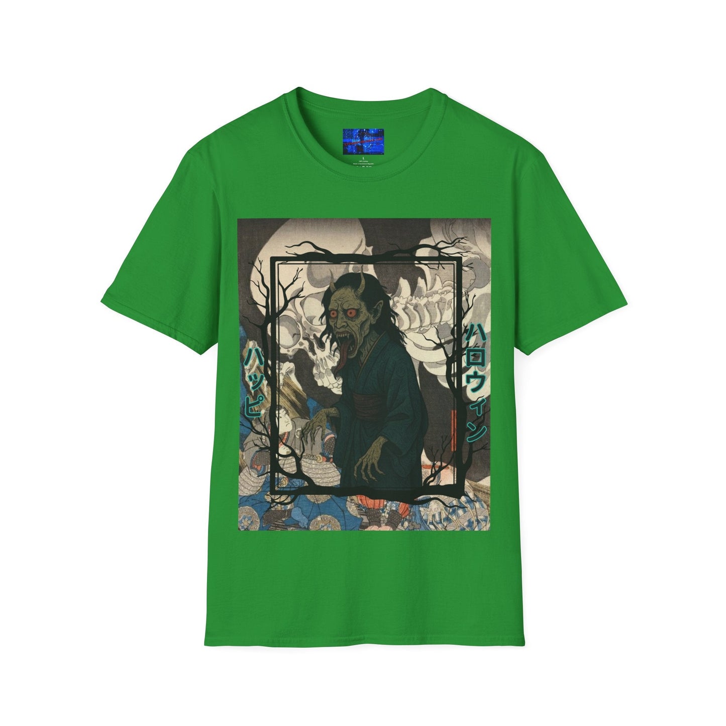 Yōkai Happy Halloween DKcolors Unisex T-Shirt by cypherpunkgear.com – cypherpunkgear.com | Cypherpunk Merch
