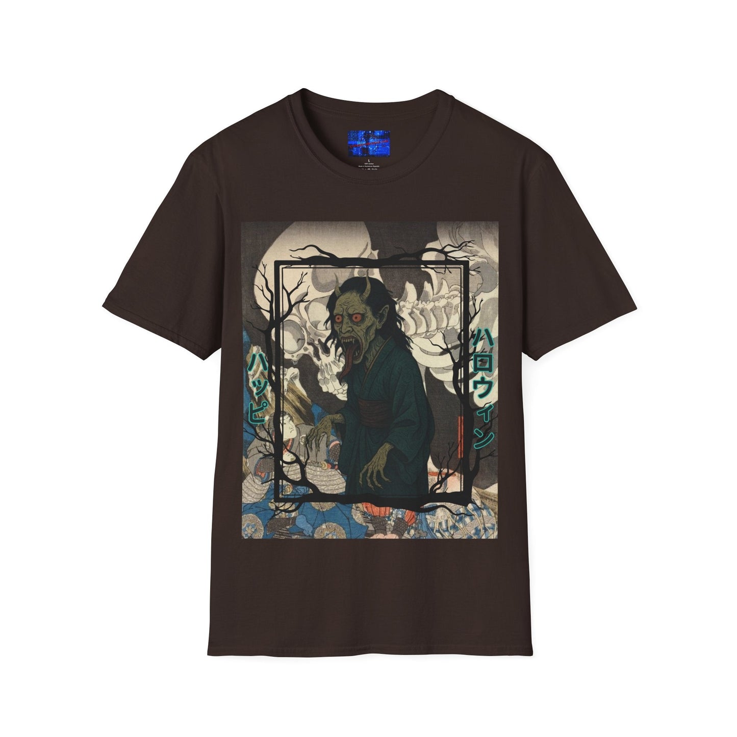 Yōkai Happy Halloween DKcolors Unisex T-Shirt by cypherpunkgear.com – cypherpunkgear.com | Cypherpunk Merch