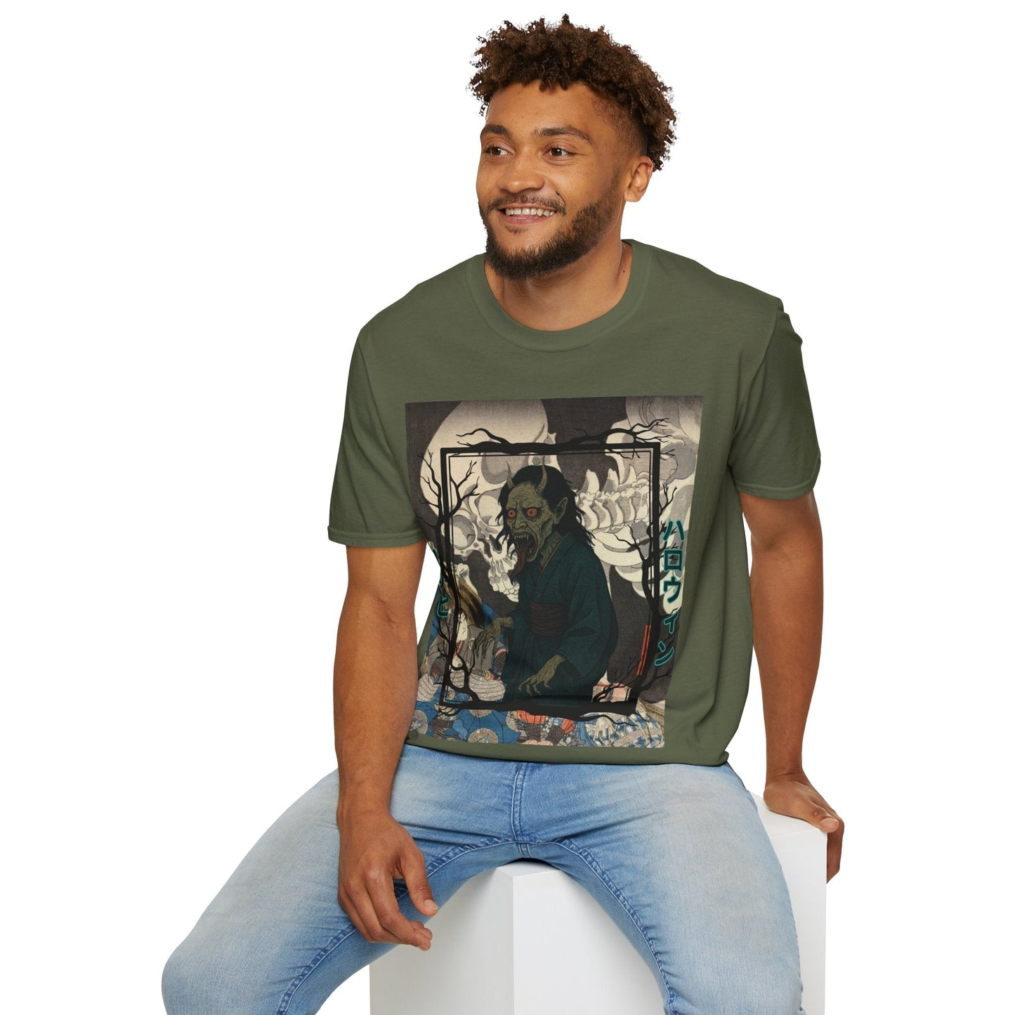 Yōkai Happy Halloween DKcolors Unisex T-Shirt by cypherpunkgear.com – cypherpunkgear.com | Cypherpunk Merch