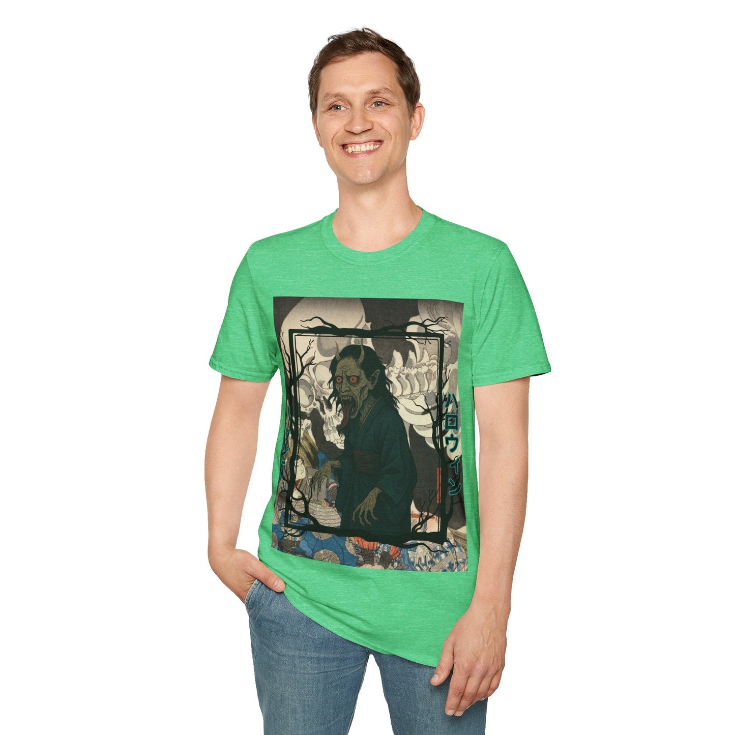 Yōkai Happy Halloween DKcolors Unisex T-Shirt by cypherpunkgear.com – cypherpunkgear.com | Cypherpunk Merch