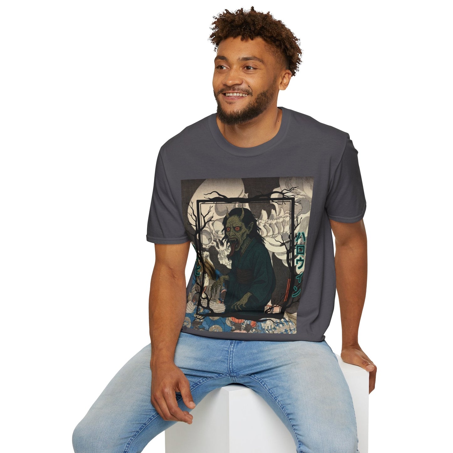 Yōkai Happy Halloween DKcolors Unisex T-Shirt by cypherpunkgear.com – cypherpunkgear.com | Cypherpunk Merch