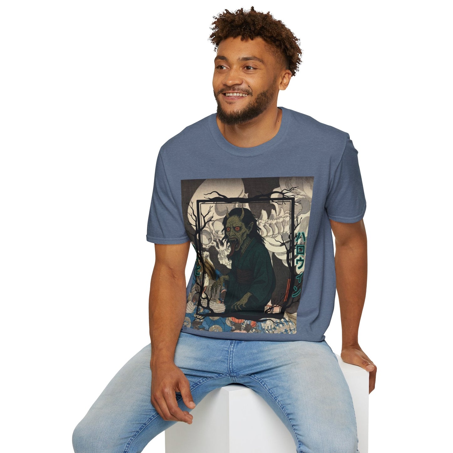 Yōkai Happy Halloween DKcolors Unisex T-Shirt by cypherpunkgear.com – cypherpunkgear.com | Cypherpunk Merch