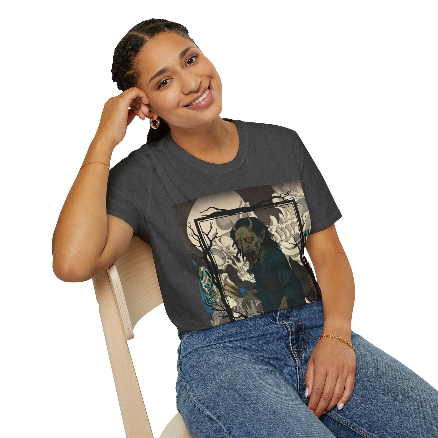 Yōkai Happy Halloween DKcolors Unisex T-Shirt by cypherpunkgear.com – cypherpunkgear.com | Cypherpunk Merch