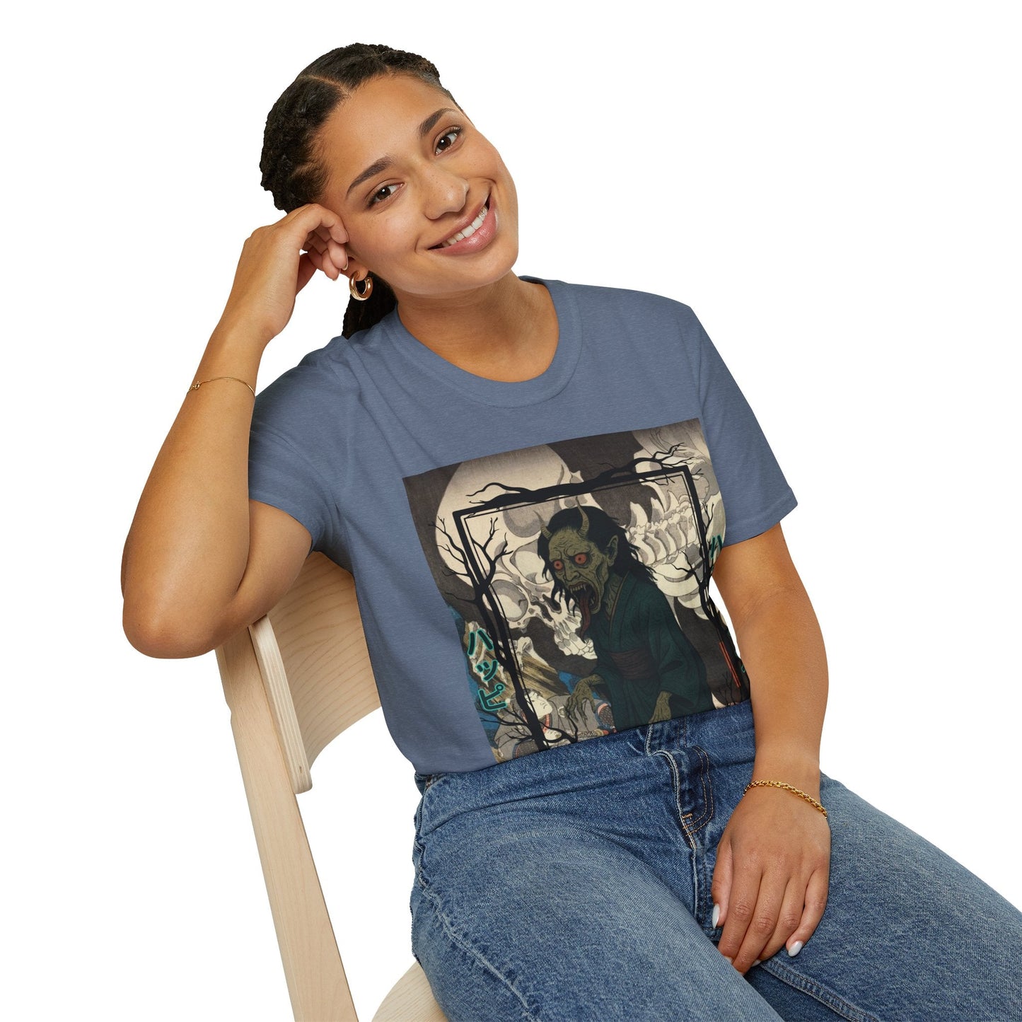 Yōkai Happy Halloween DKcolors Unisex T-Shirt by cypherpunkgear.com – cypherpunkgear.com | Cypherpunk Merch