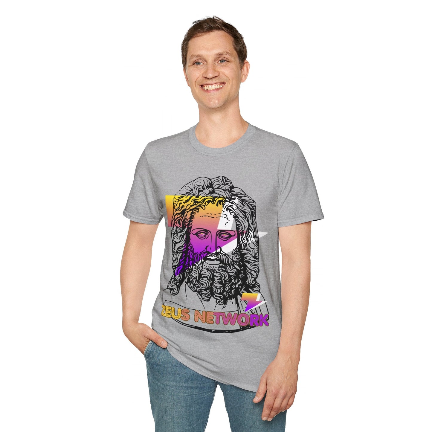 Zeus Network LTcolors Unisex T-Shirt by cypherpunkgear – cypherpunkgear.com | Cypherpunk Merch