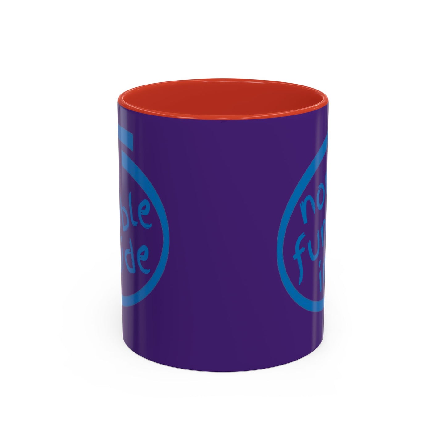 Non-Fungible Inside Purple Accent Mug by cypherpunkgear.com