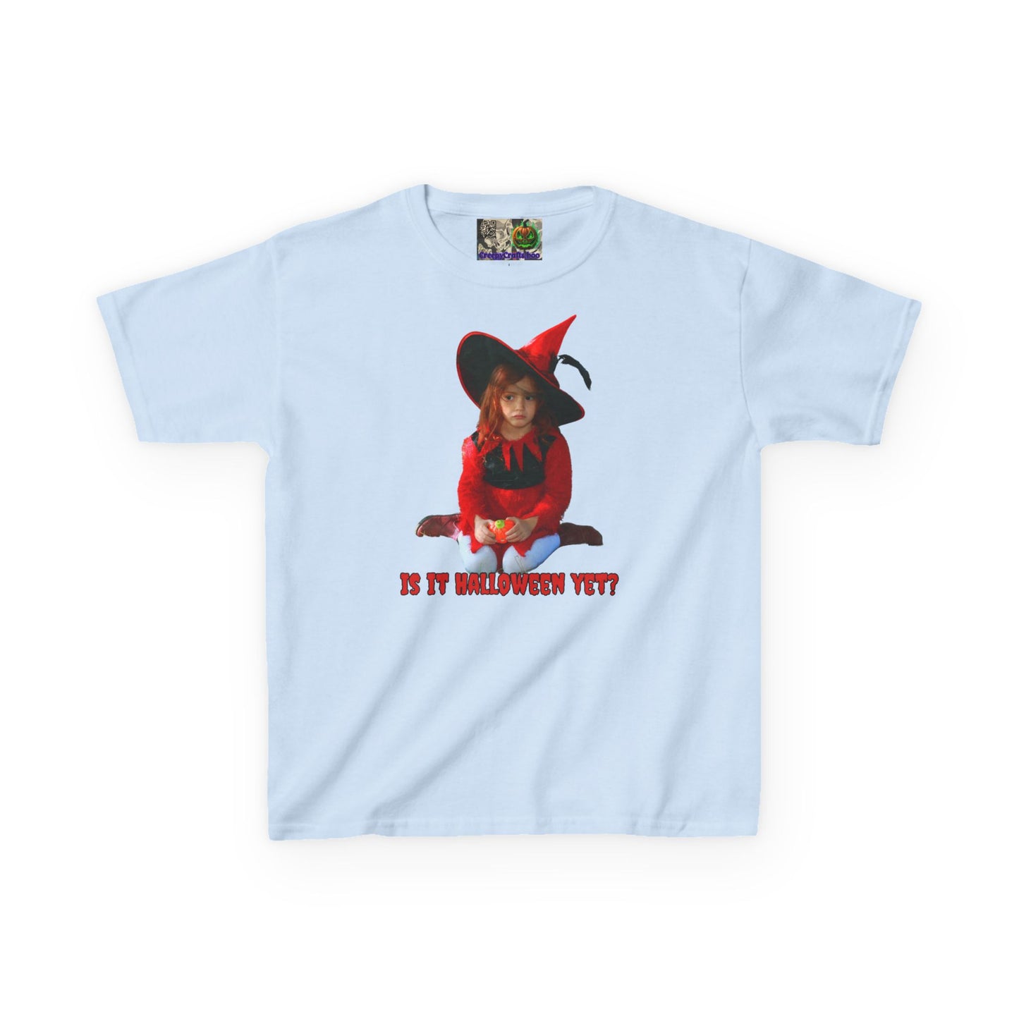 Is it Halloween yet? Kids Heavy Cotton™ Tee by CreepyCrafts.boo