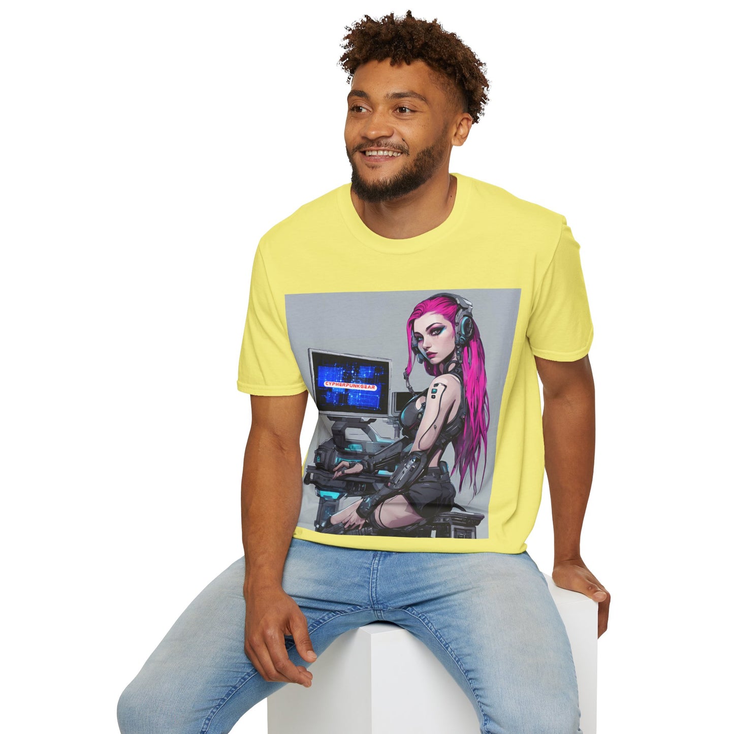 ¡Cyberpunk de cypherpunkgear! Camiseta unisex de estilo suave